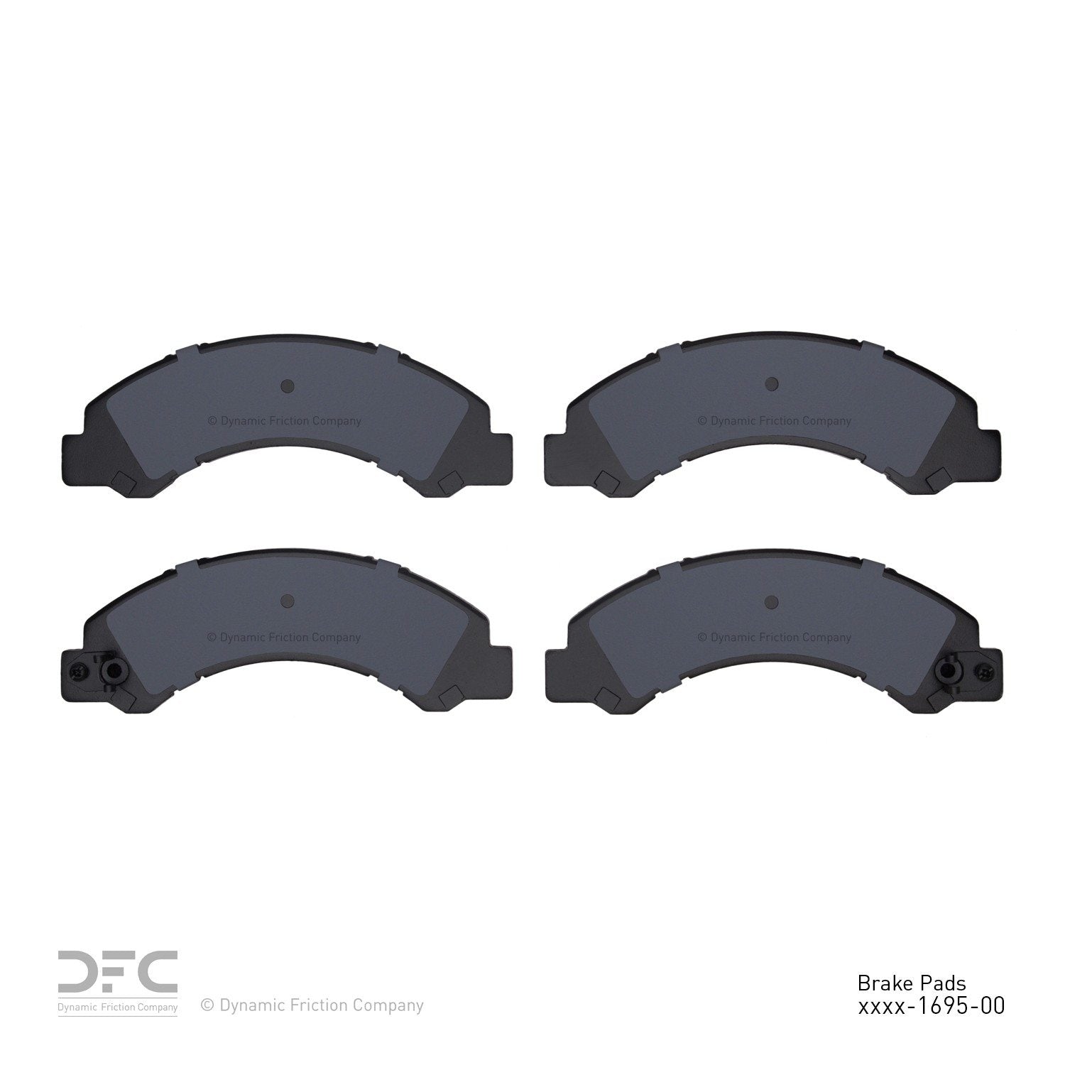 dynamic friction company disc brake pad set  frsport 1311-1695-00