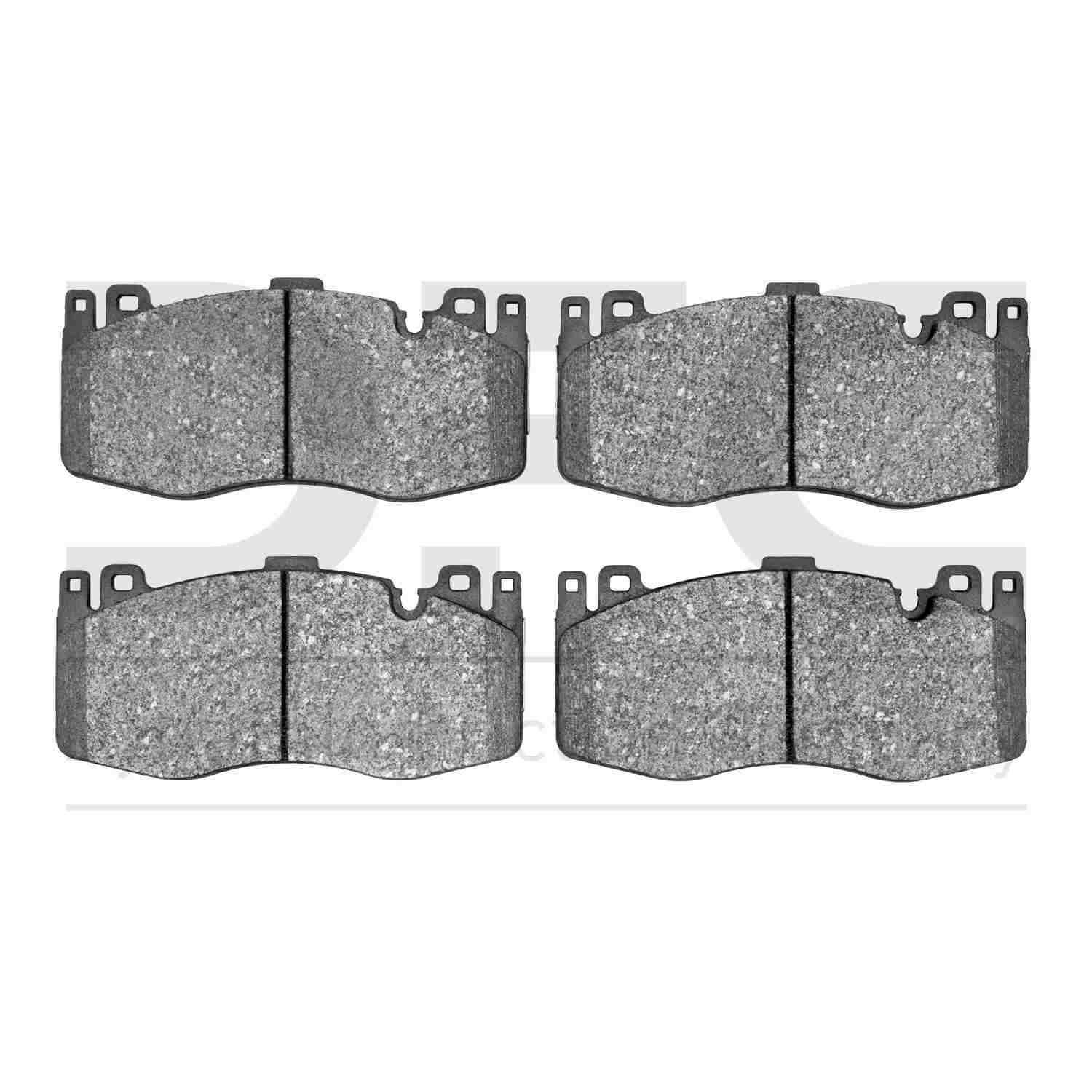 Dynamic Friction Company Disc Brake Pad Set  top view frsport 1311-1738-00