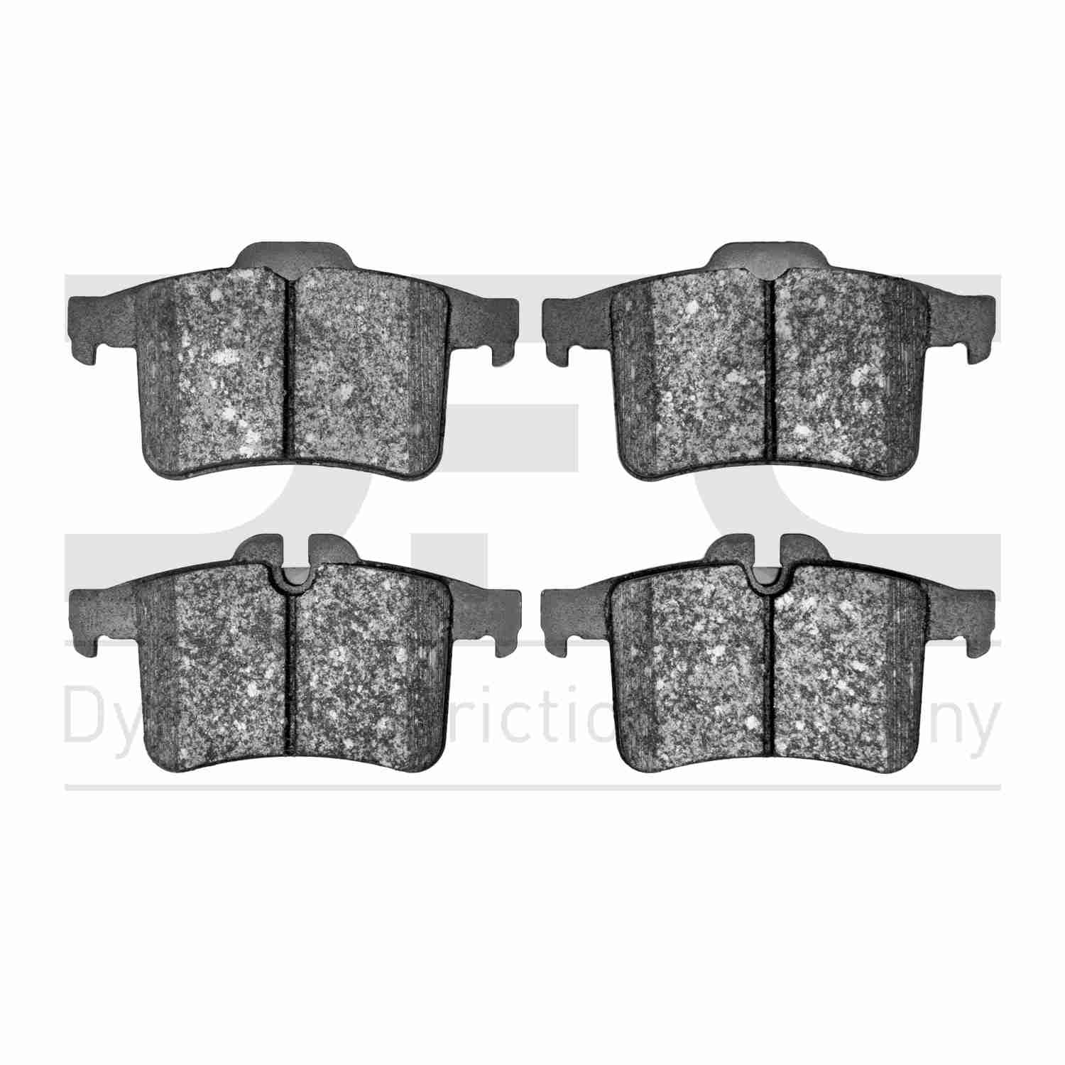 Dynamic Friction Company Disc Brake Pad Set  top view frsport 1311-1747-00