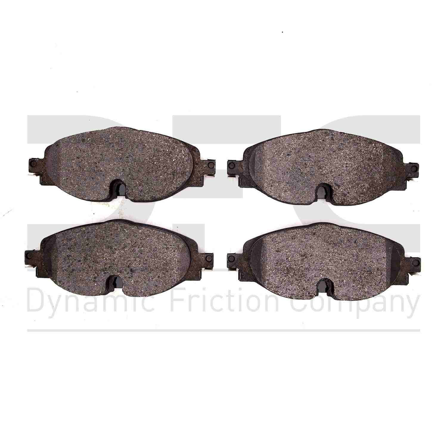 Dynamic Friction Company Disc Brake Pad Set  top view frsport 1311-1760-00