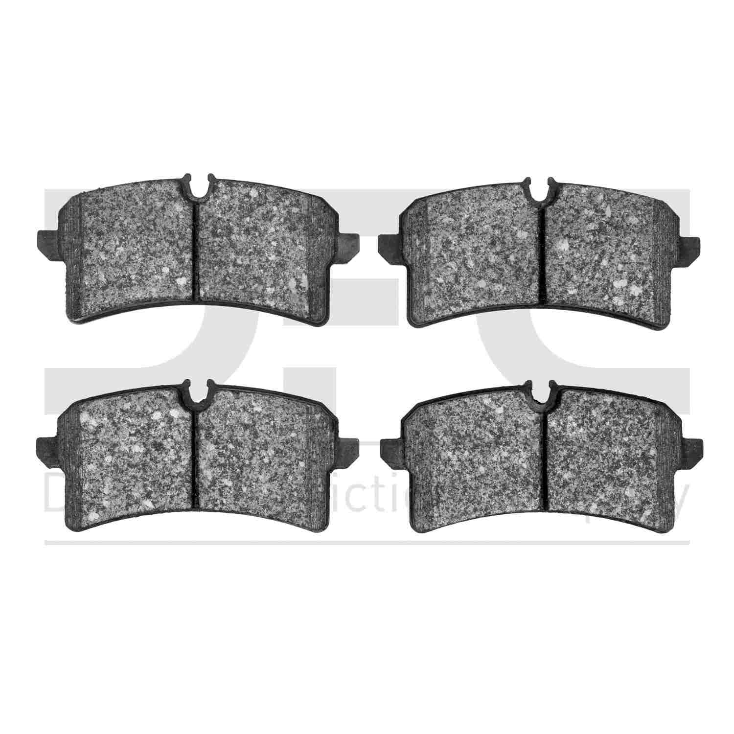 Dynamic Friction Company Disc Brake Pad Set  top view frsport 1311-1780-00