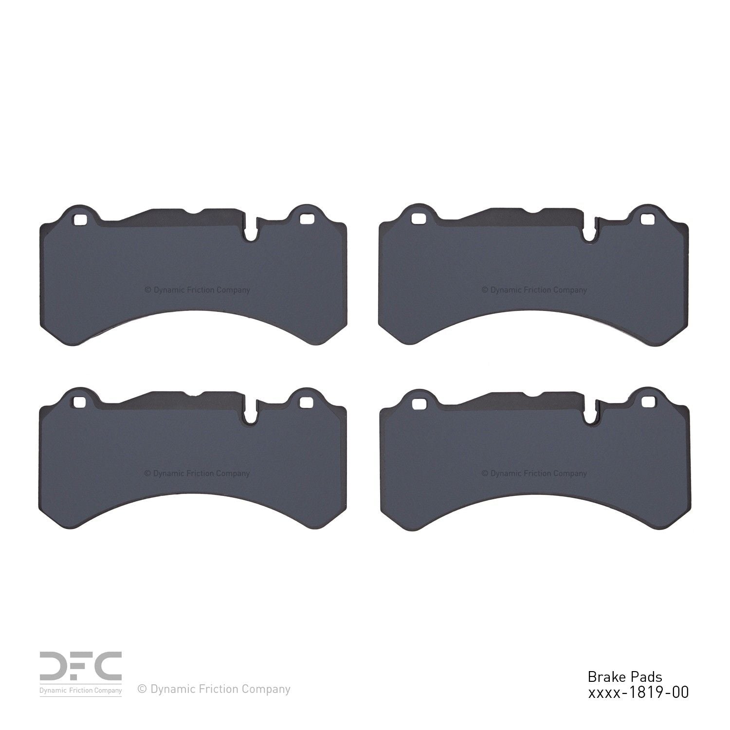 dynamic friction company disc brake pad set  frsport 1311-1819-00