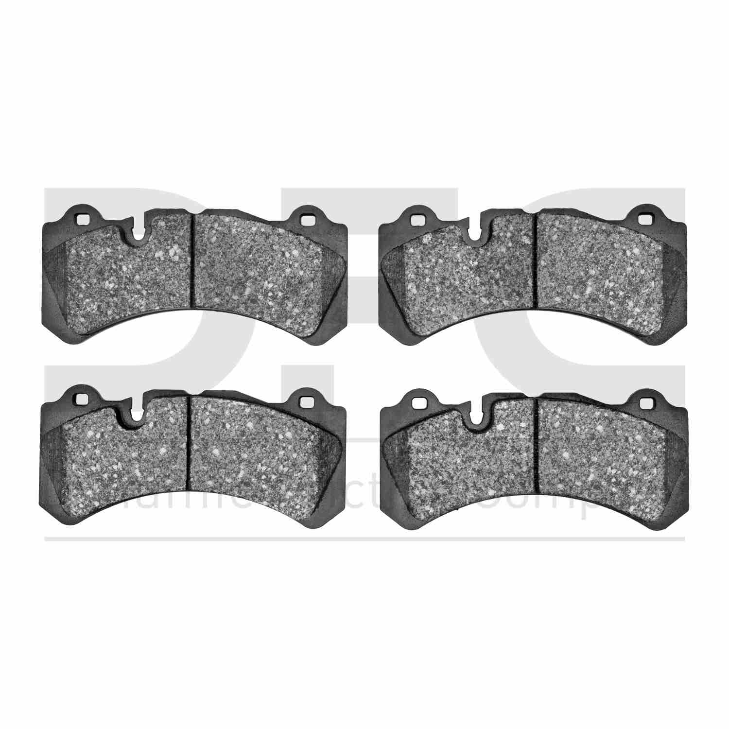 Dynamic Friction Company Disc Brake Pad Set  top view frsport 1311-1819-00