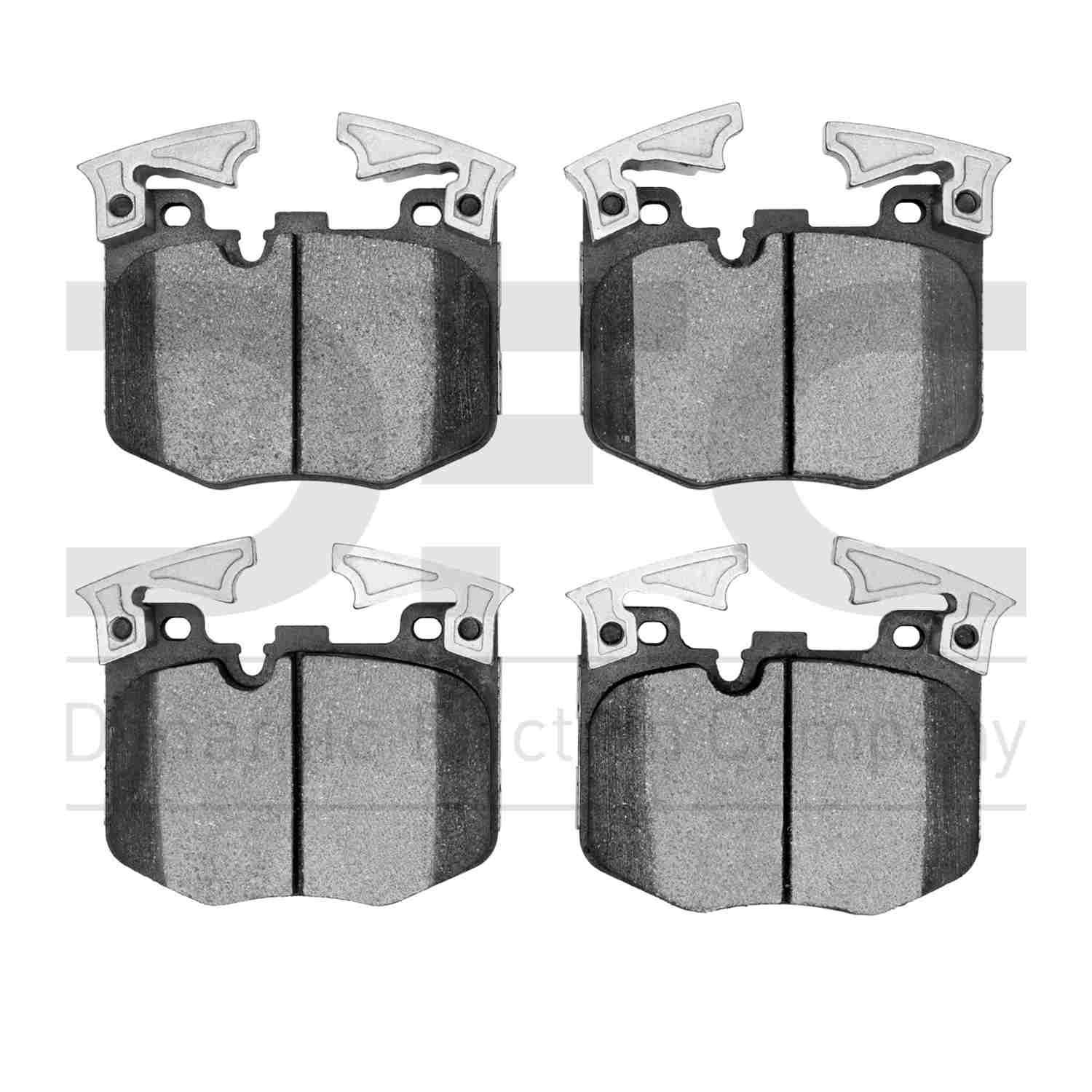 Dynamic Friction Company Disc Brake Pad Set  top view frsport 1311-1867-00