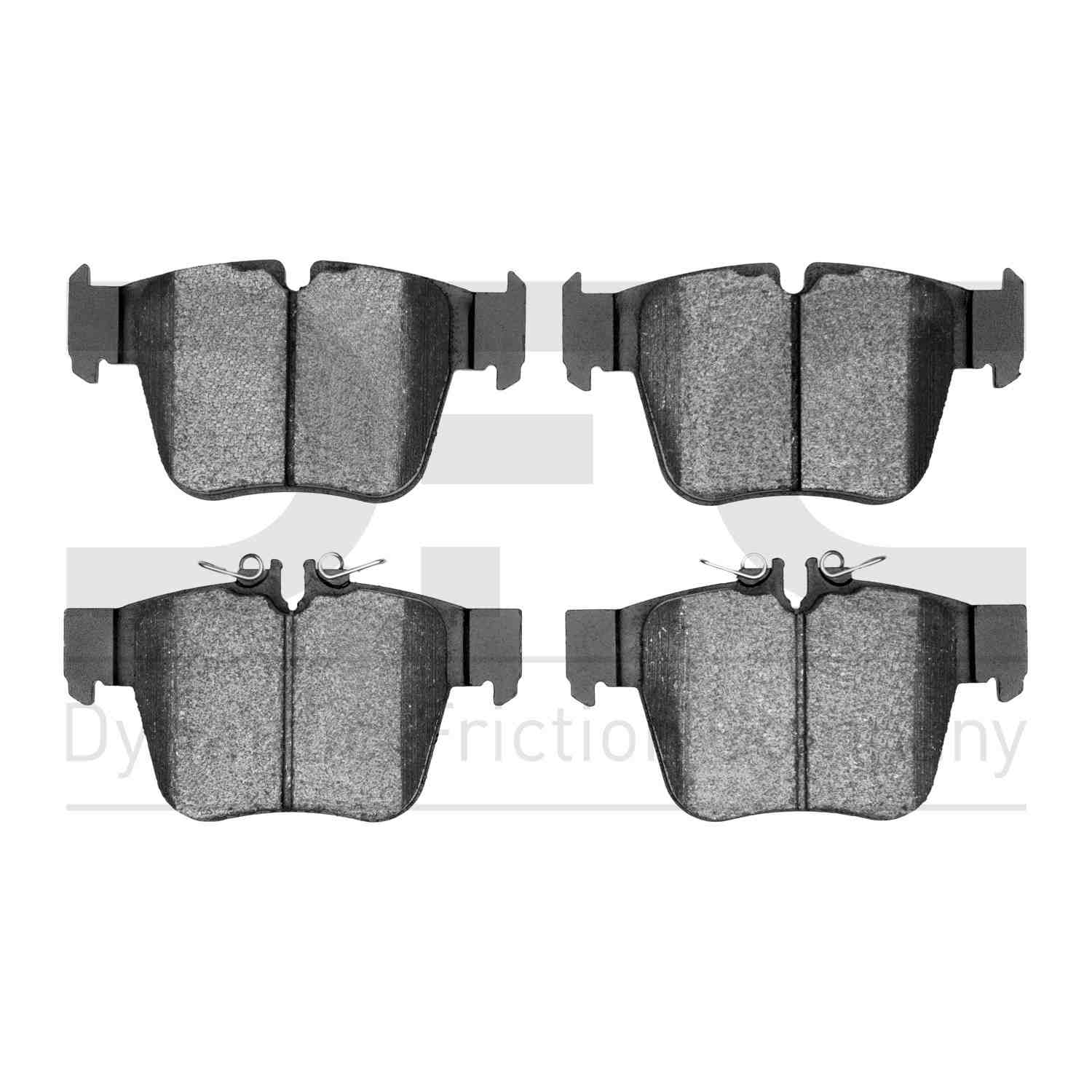 Dynamic Friction Company Disc Brake Pad Set  top view frsport 1311-1872-00