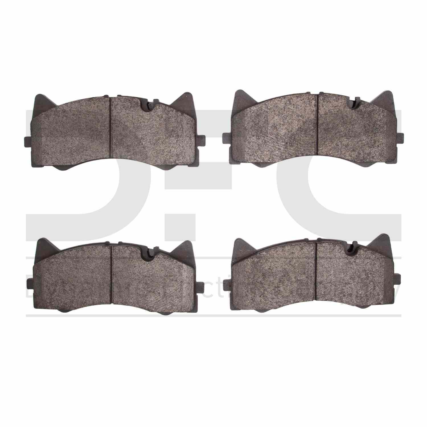 Dynamic Friction Company Disc Brake Pad Set  top view frsport 1311-1873-00