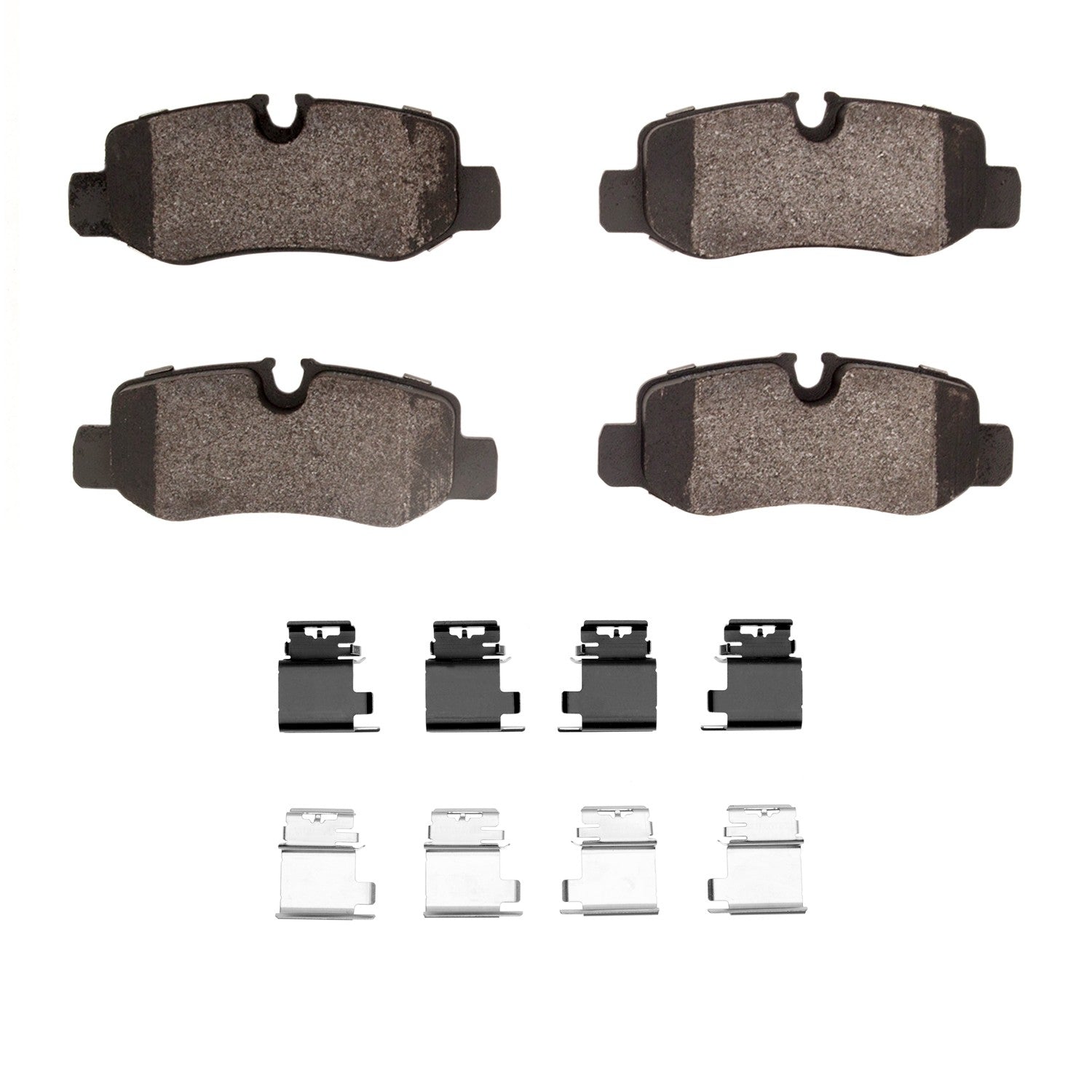 Dynamic Friction Company Disc Brake Pad Set  top view frsport 1311-1893-01