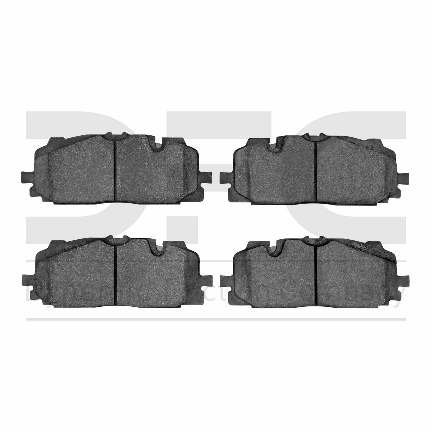 Dynamic Friction Company Disc Brake Pad Set  top view frsport 1311-1894-00