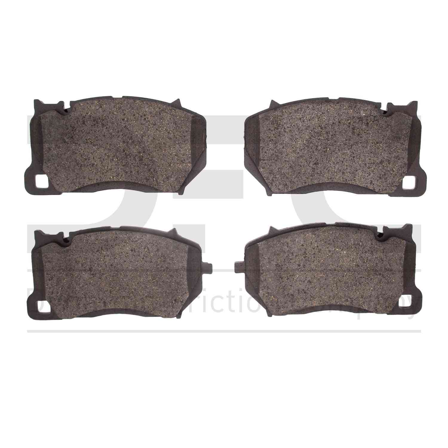 Dynamic Friction Company Disc Brake Pad Set  top view frsport 1311-1899-10