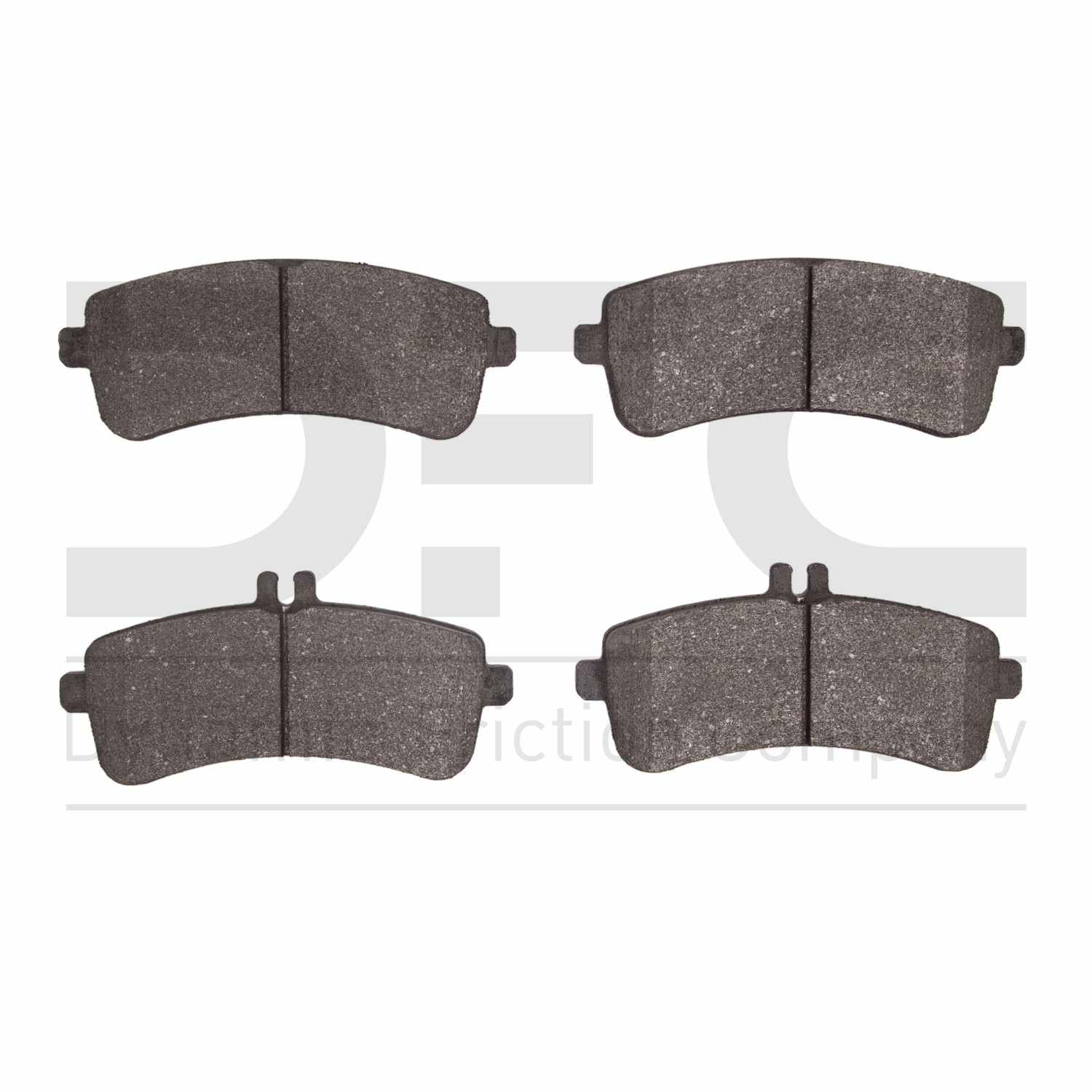 Dynamic Friction Company Disc Brake Pad Set  top view frsport 1311-1907-00