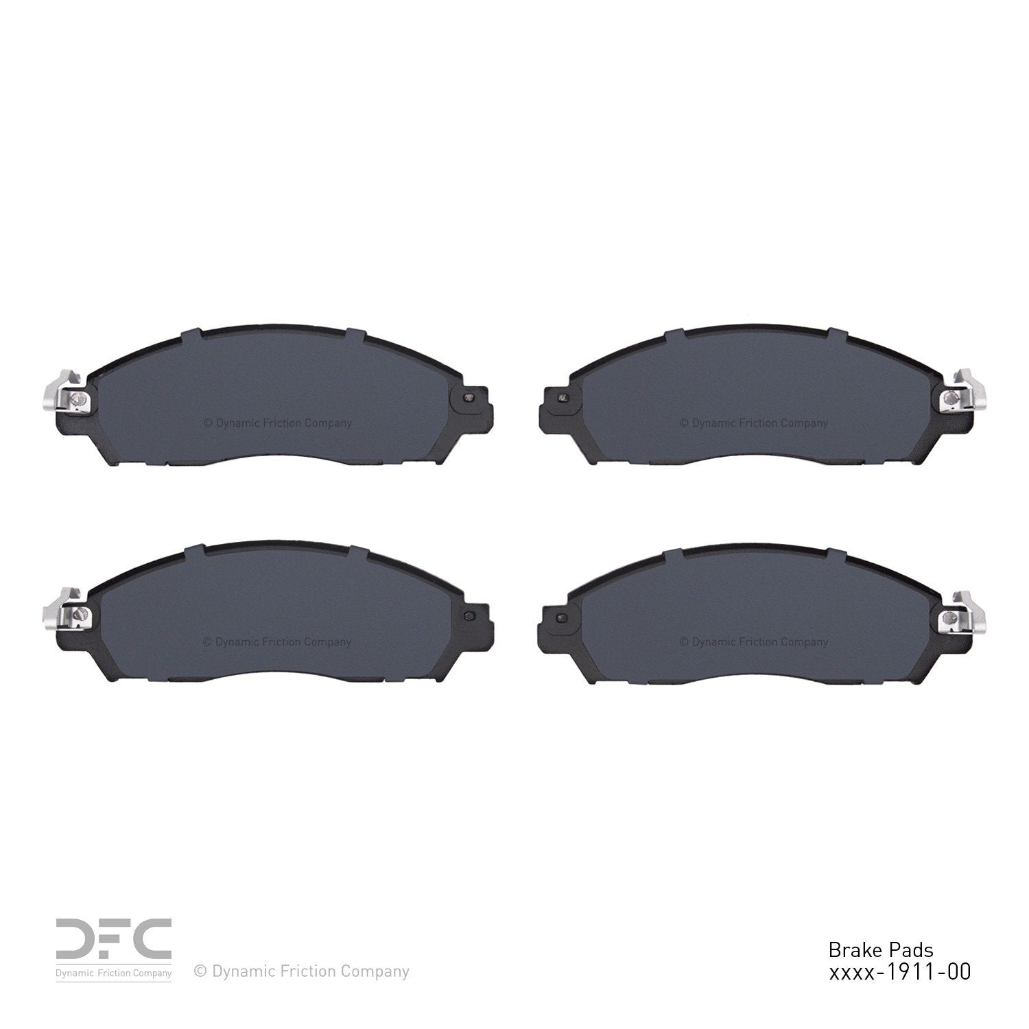 dynamic friction company disc brake pad set  frsport 1311-1911-00