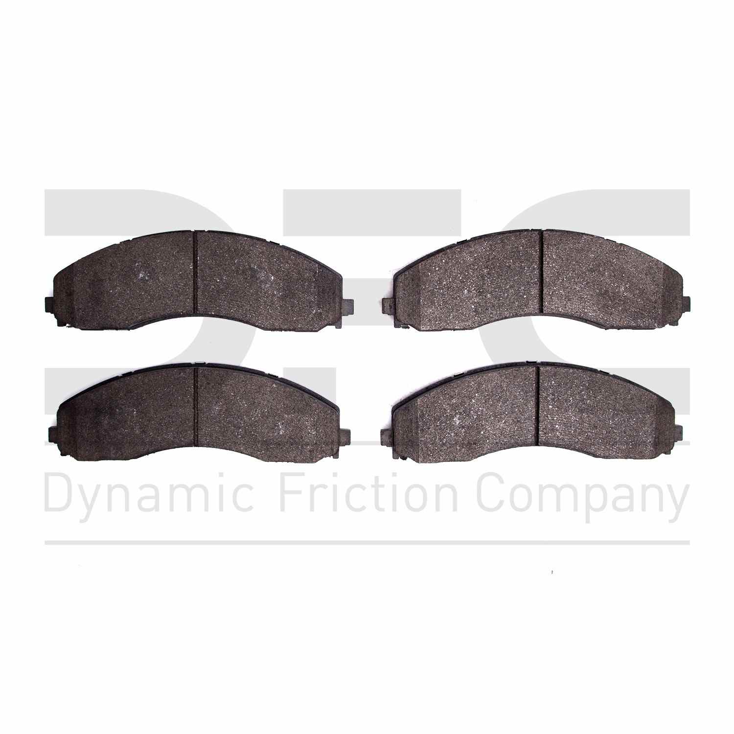 Dynamic Friction Company Disc Brake Pad Set  top view frsport 1311-2018-00