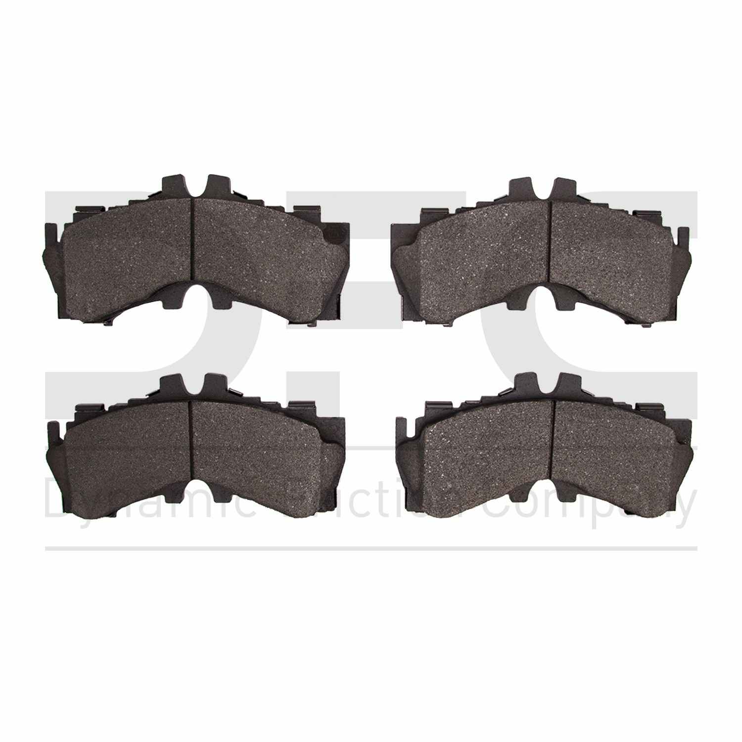 Dynamic Friction Company Disc Brake Pad Set  top view frsport 1311-2062-00