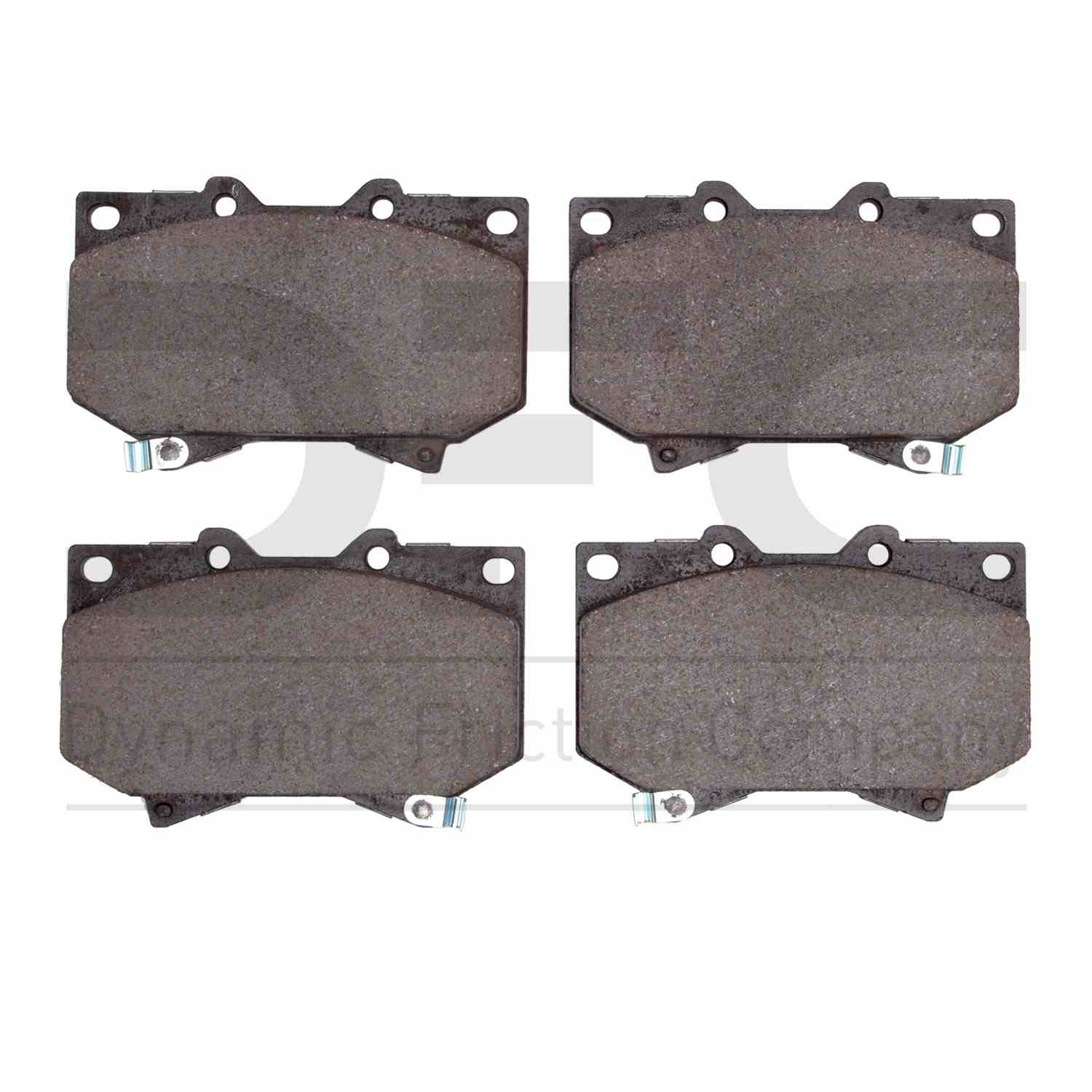 Dynamic Friction Company Disc Brake Pad Set  top view frsport 1400-0812-00