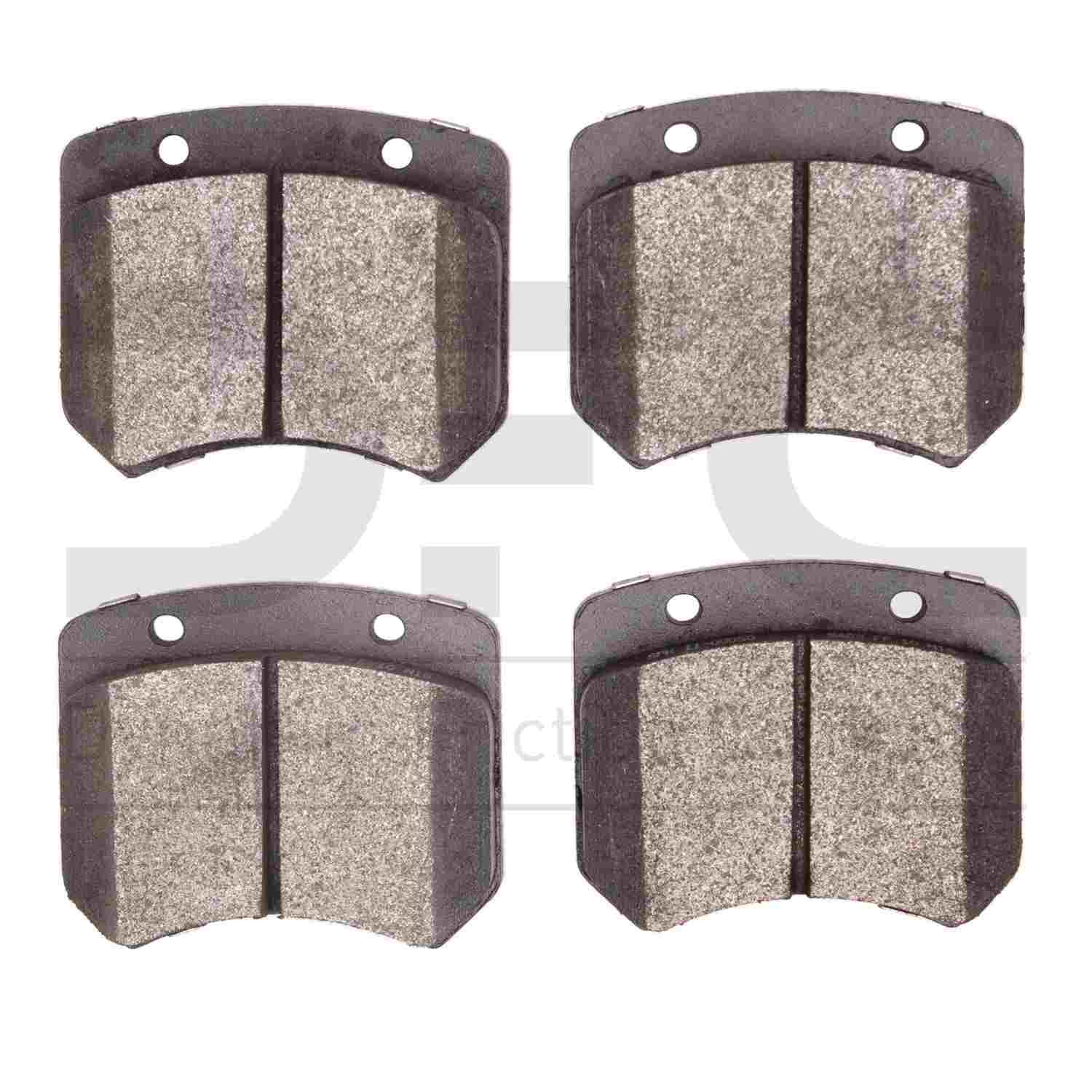 Dynamic Friction Company Disc Brake Pad Set  top view frsport 1551-0005-00