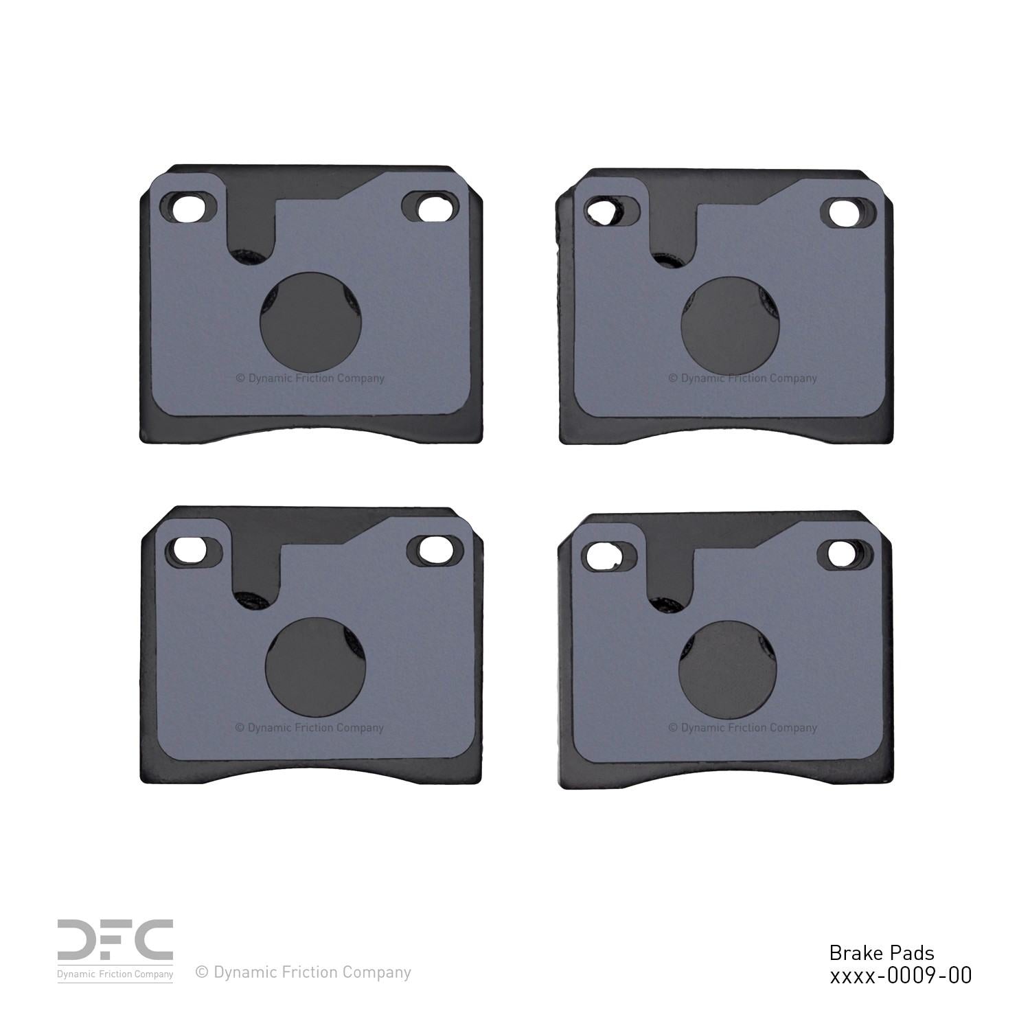 dynamic friction company disc brake pad set  frsport 1551-0009-00