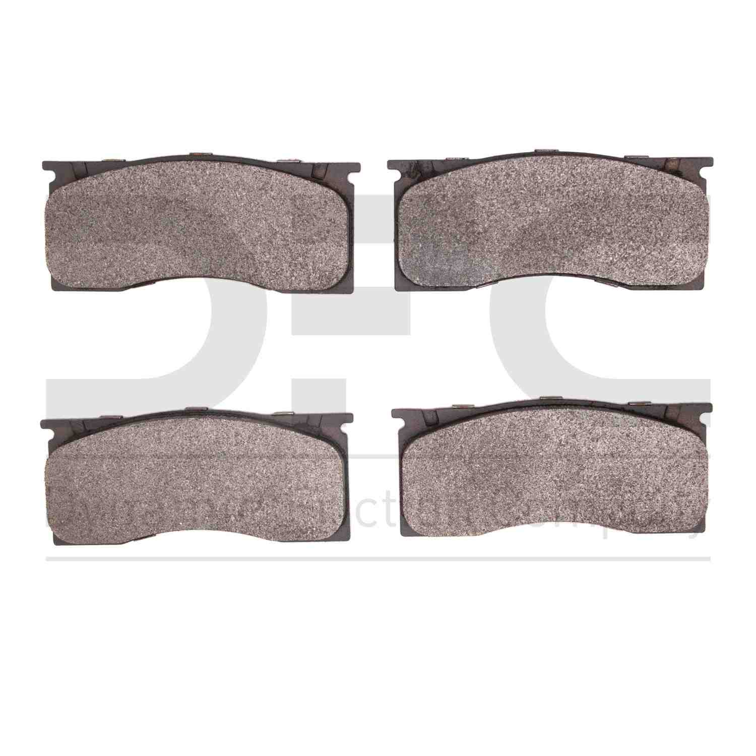 Dynamic Friction Company Disc Brake Pad Set  top view frsport 1551-0011-00