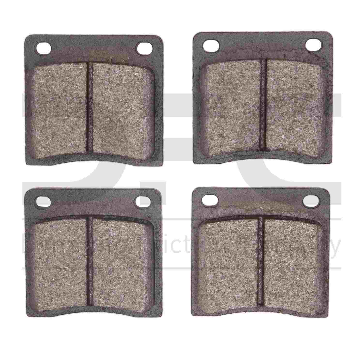 dynamic friction company disc brake pad set  frsport 1551-0041-00