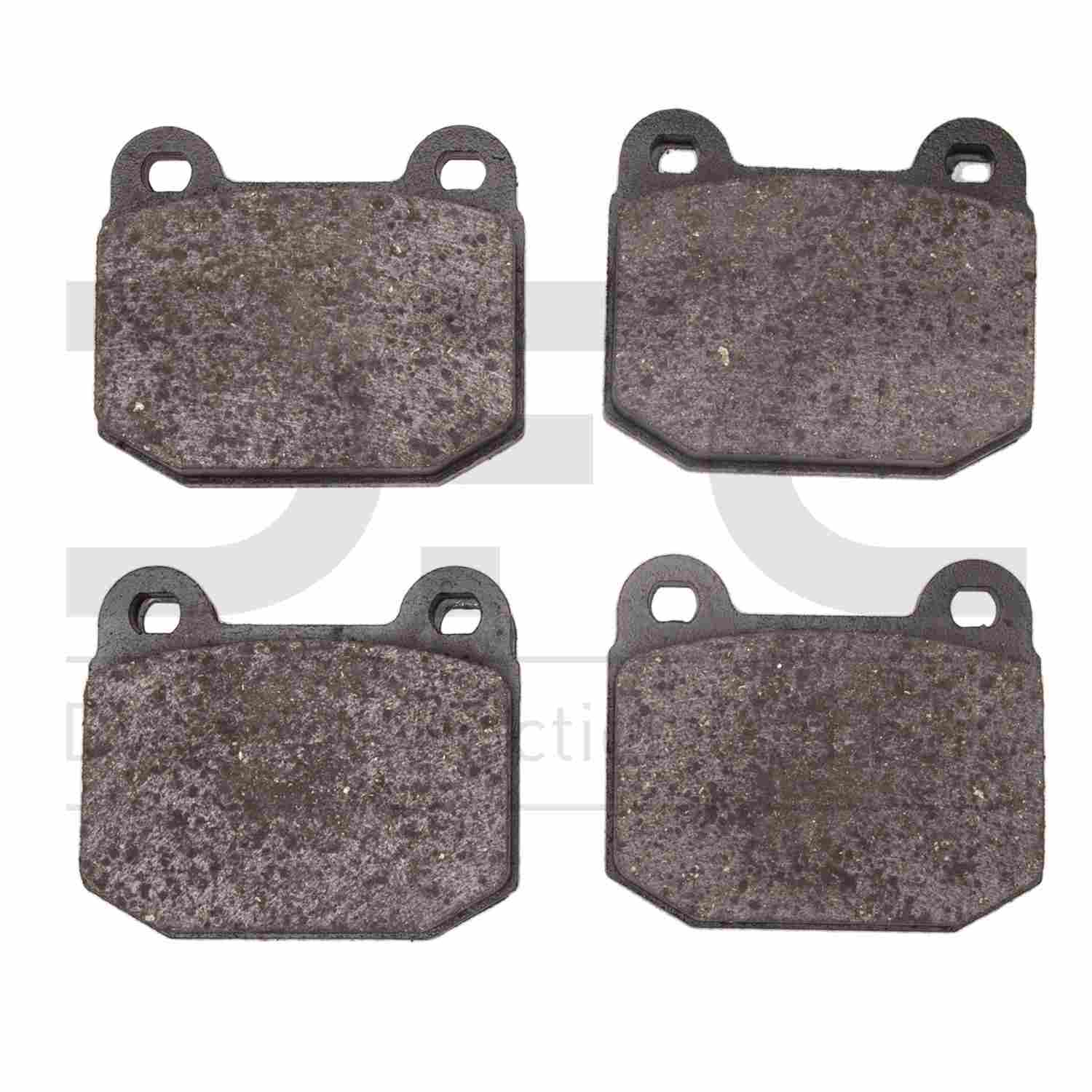 Dynamic Friction Company Disc Brake Pad Set  top view frsport 1551-0109-00