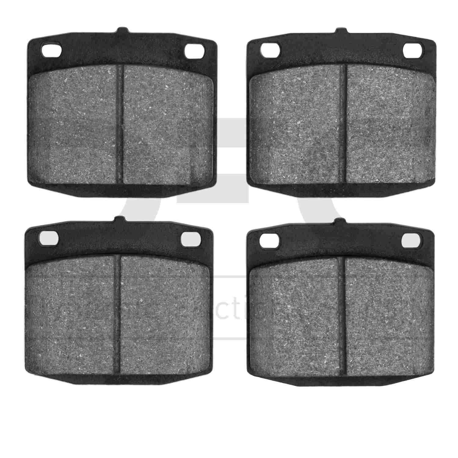 Dynamic Friction Company Disc Brake Pad Set  top view frsport 1551-0117-00