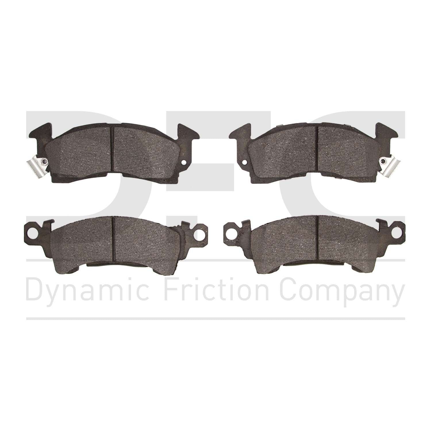 Dynamic Friction Company Disc Brake Pad Set  top view frsport 1551-0122-00