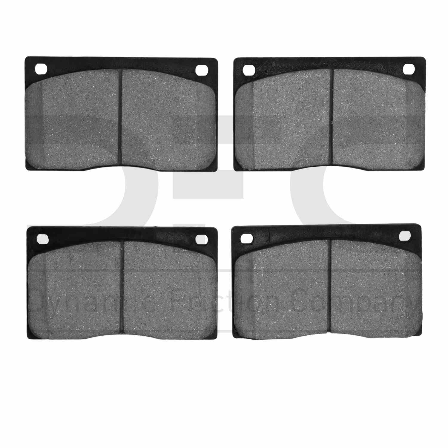 Dynamic Friction Company Disc Brake Pad Set  top view frsport 1551-0135-00