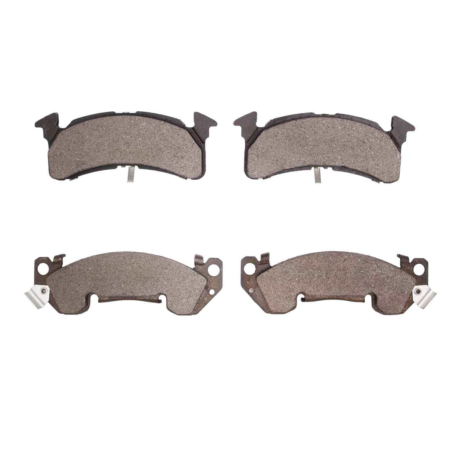 Dynamic Friction Company Disc Brake Pad Set  top view frsport 1551-0153-00