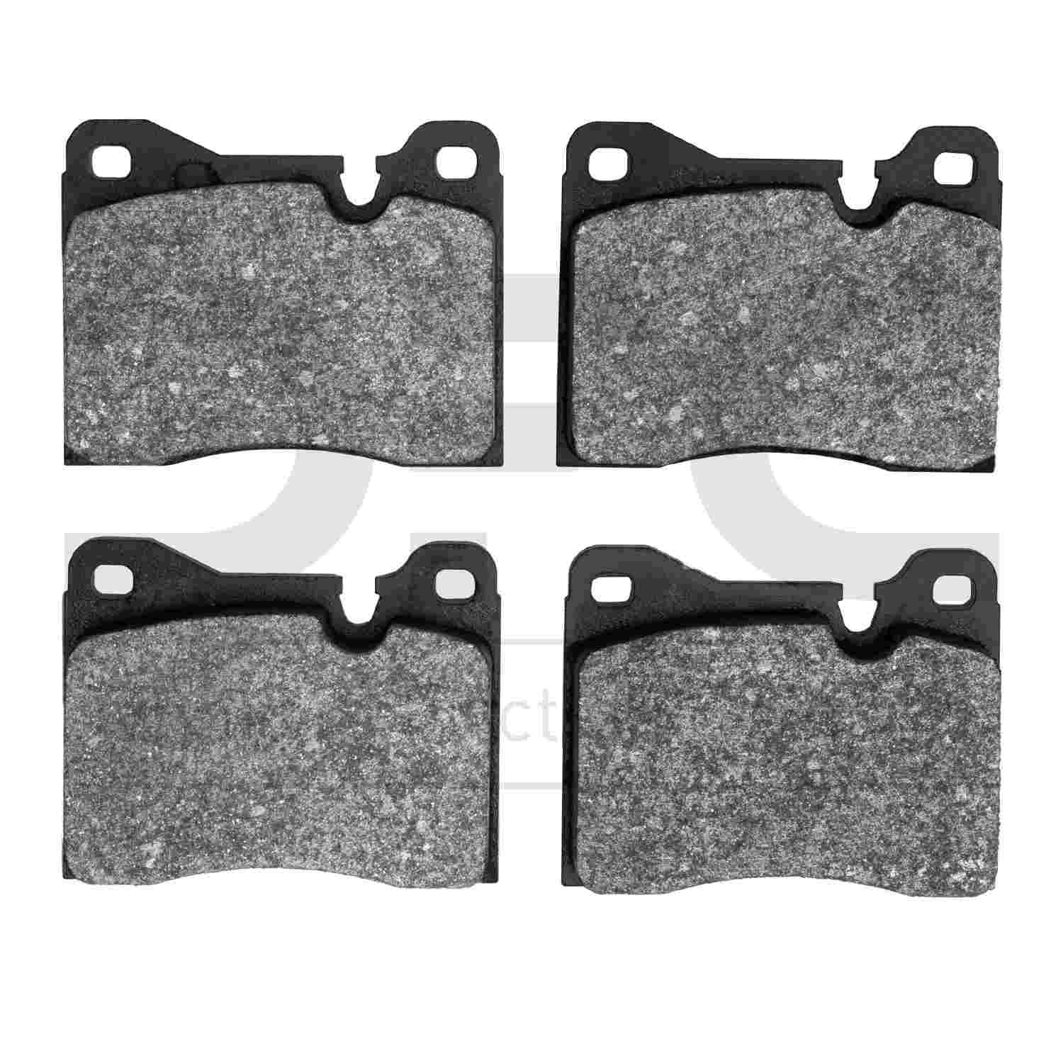 Dynamic Friction Company Disc Brake Pad Set  top view frsport 1551-0163-00