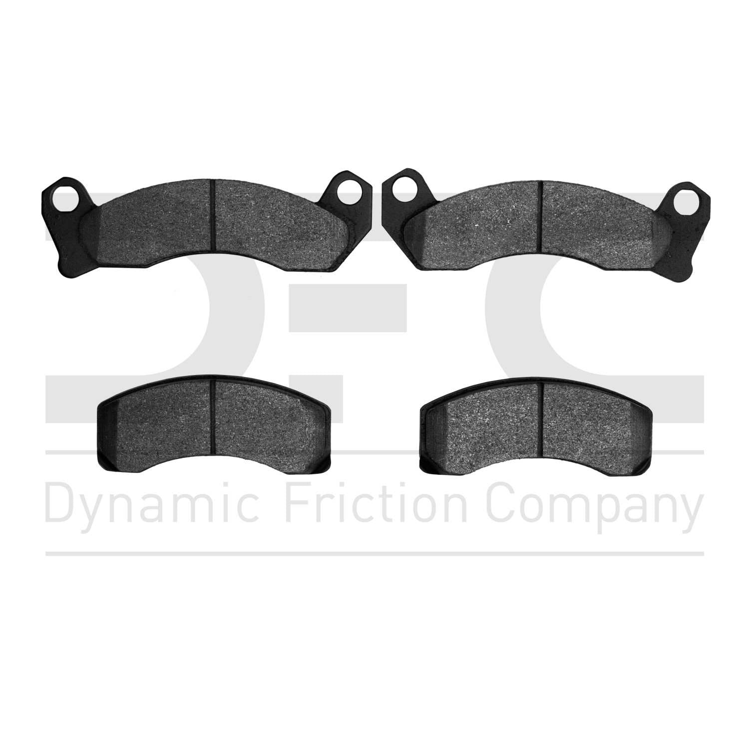 Dynamic Friction Company Disc Brake Pad Set  top view frsport 1551-0200-00