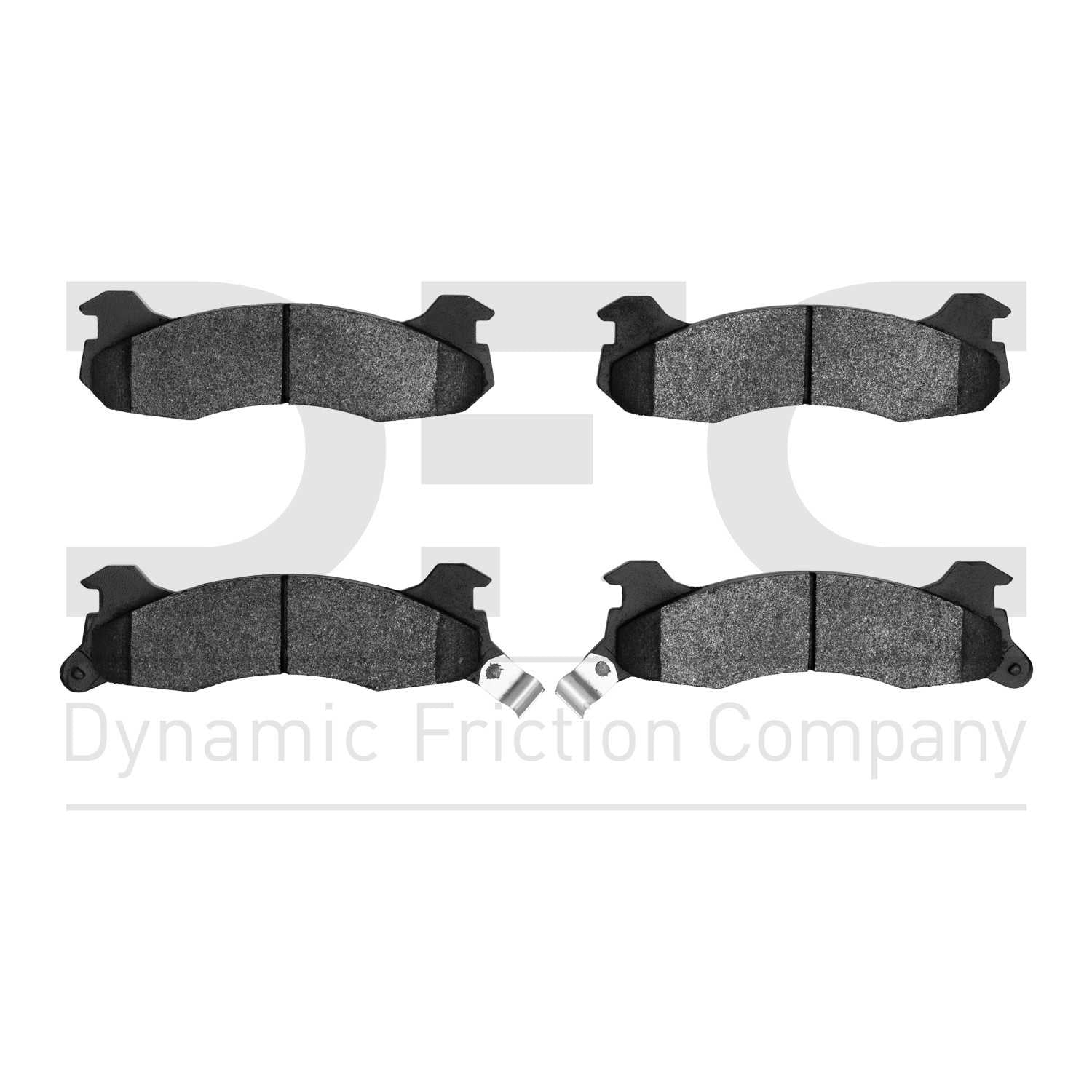 dynamic friction company disc brake pad set  frsport 1551-0204-00