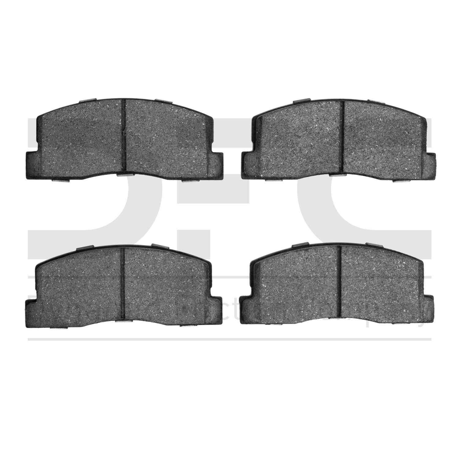 Dynamic Friction Company Disc Brake Pad Set  top view frsport 1551-0223-00