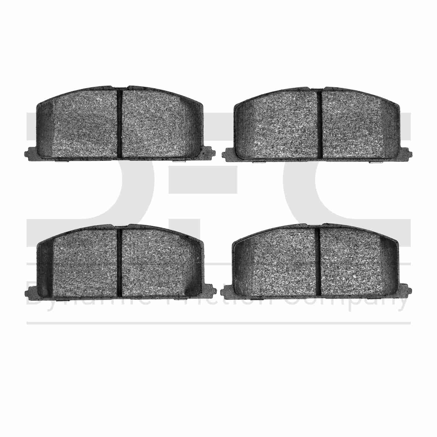 Dynamic Friction Company Disc Brake Pad Set  top view frsport 1551-0242-00