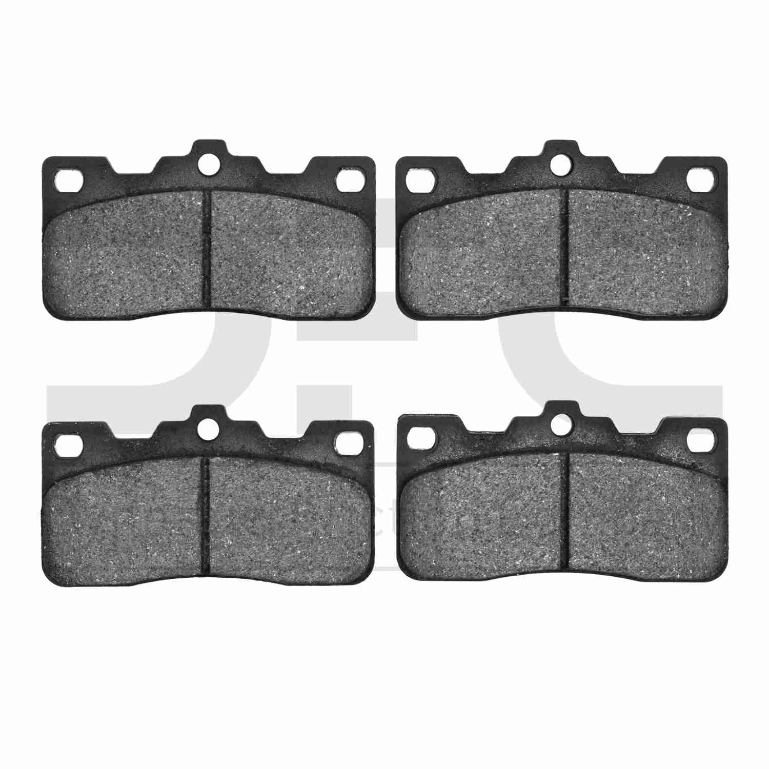 Dynamic Friction Company Disc Brake Pad Set  top view frsport 1551-0243-00