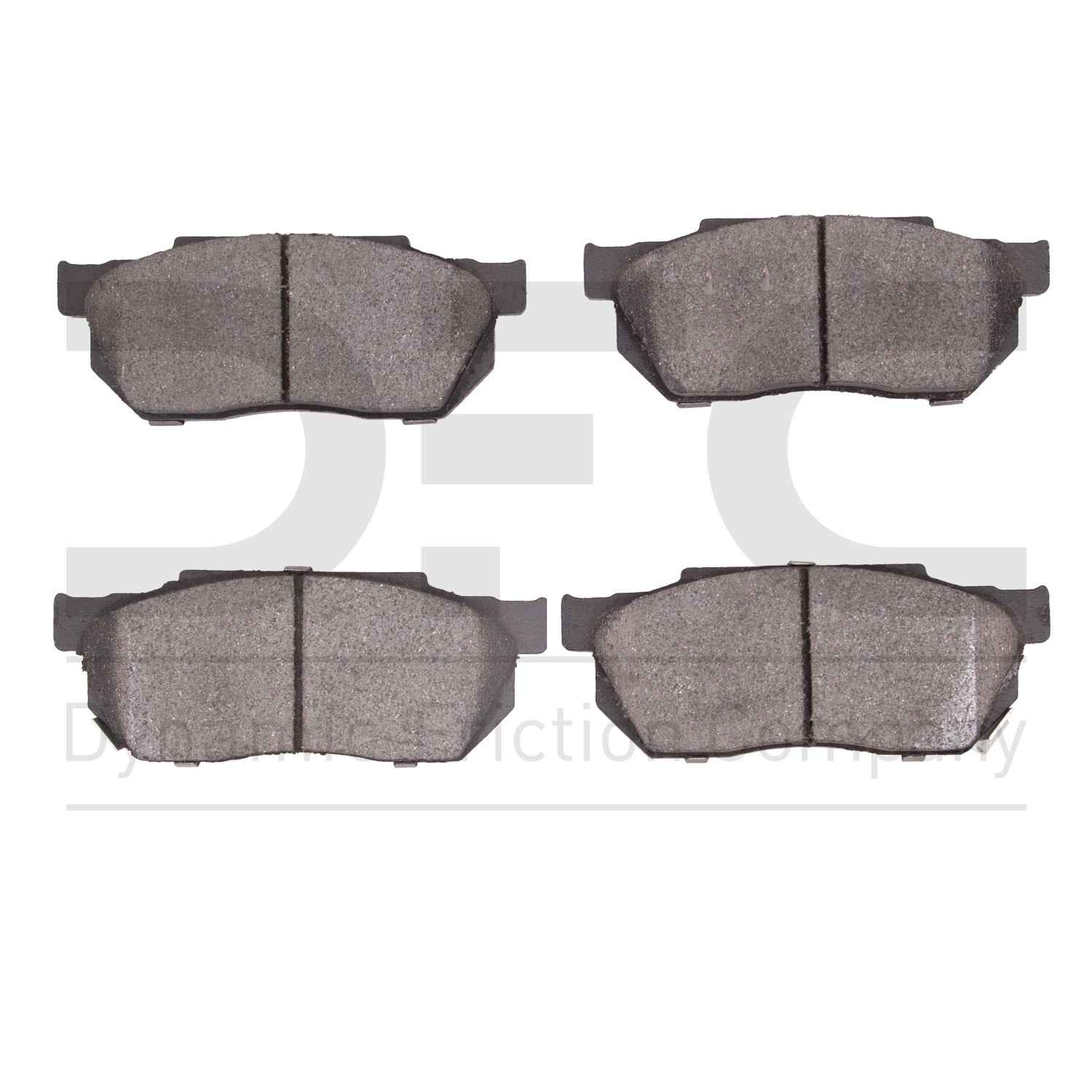 Dynamic Friction Company Disc Brake Pad Set  top view frsport 1551-0256-00