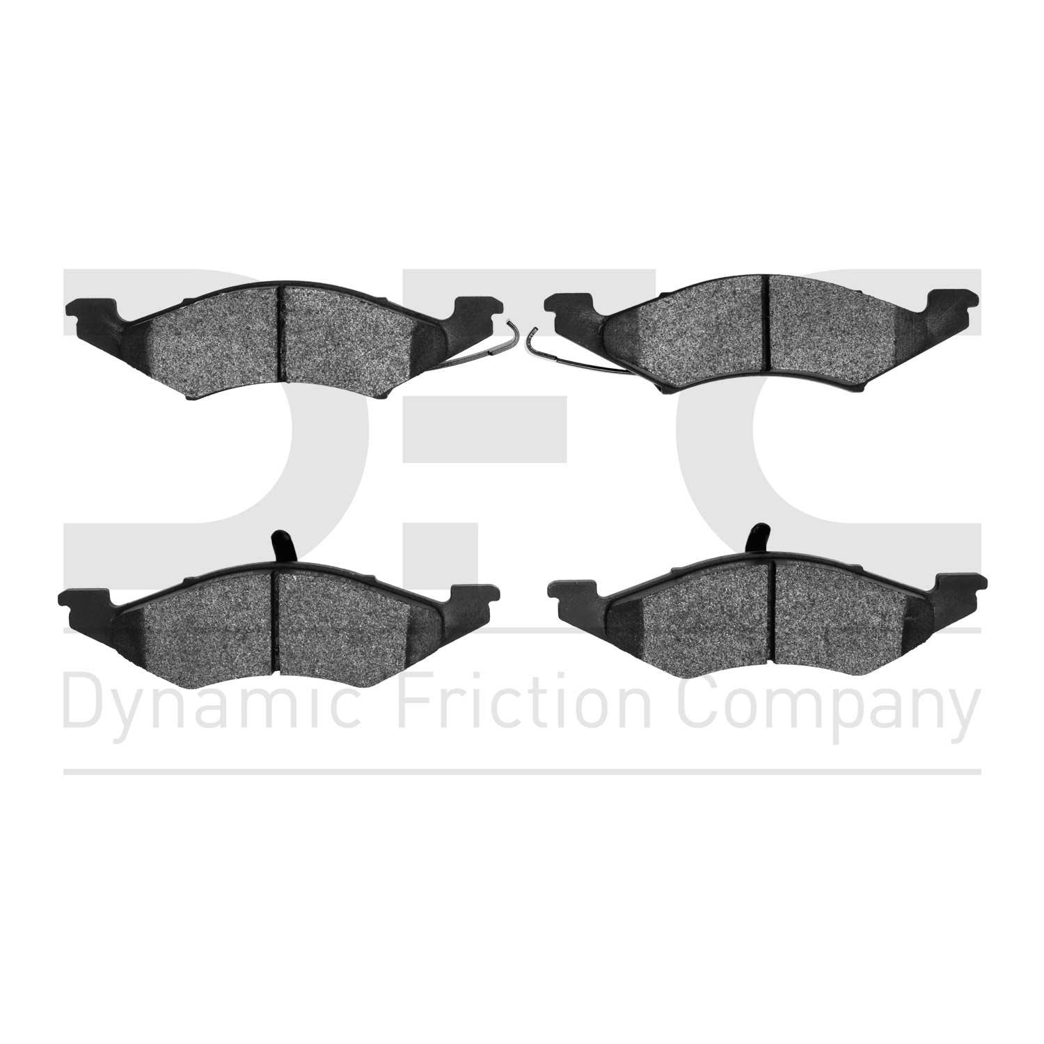 Dynamic Friction Company Disc Brake Pad Set  top view frsport 1551-0257-00