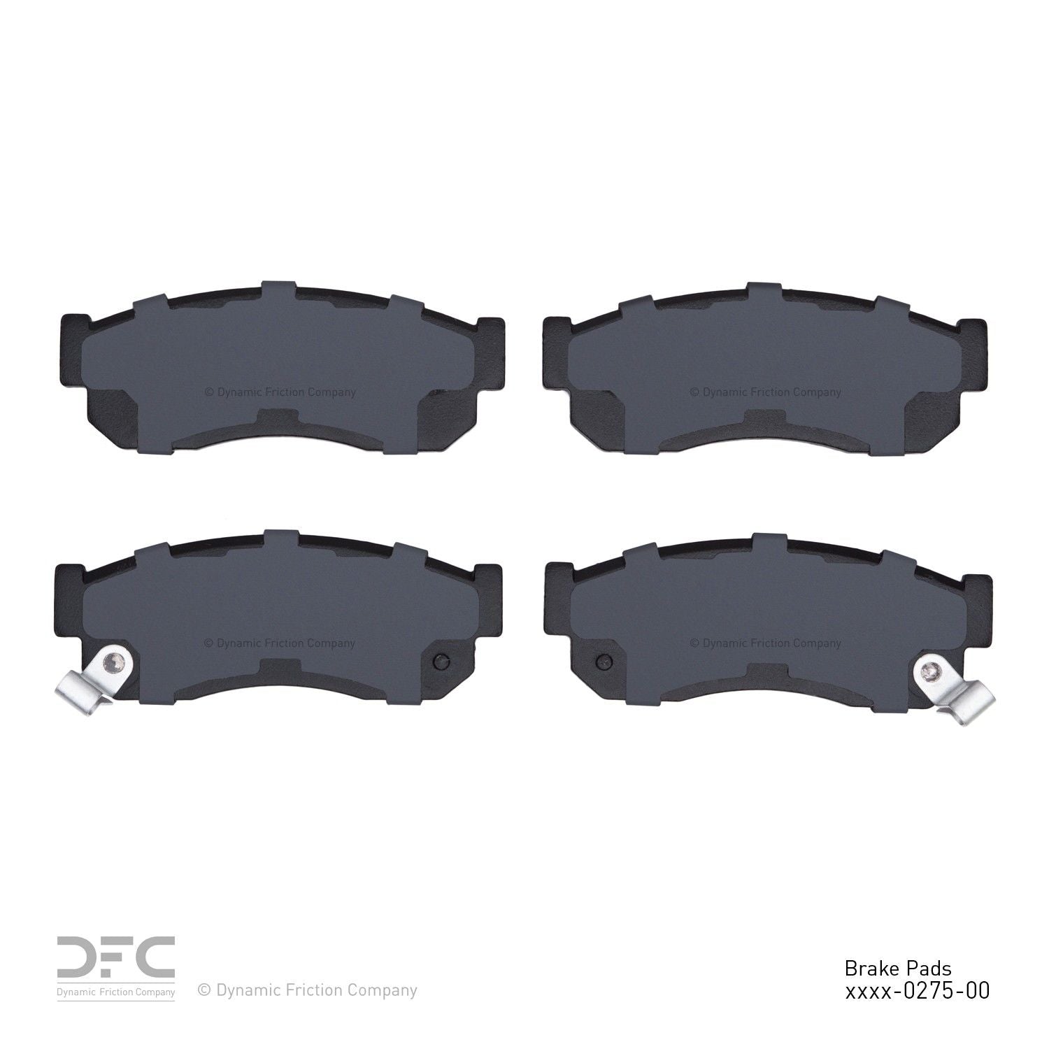 dynamic friction company disc brake pad set  frsport 1551-0275-00