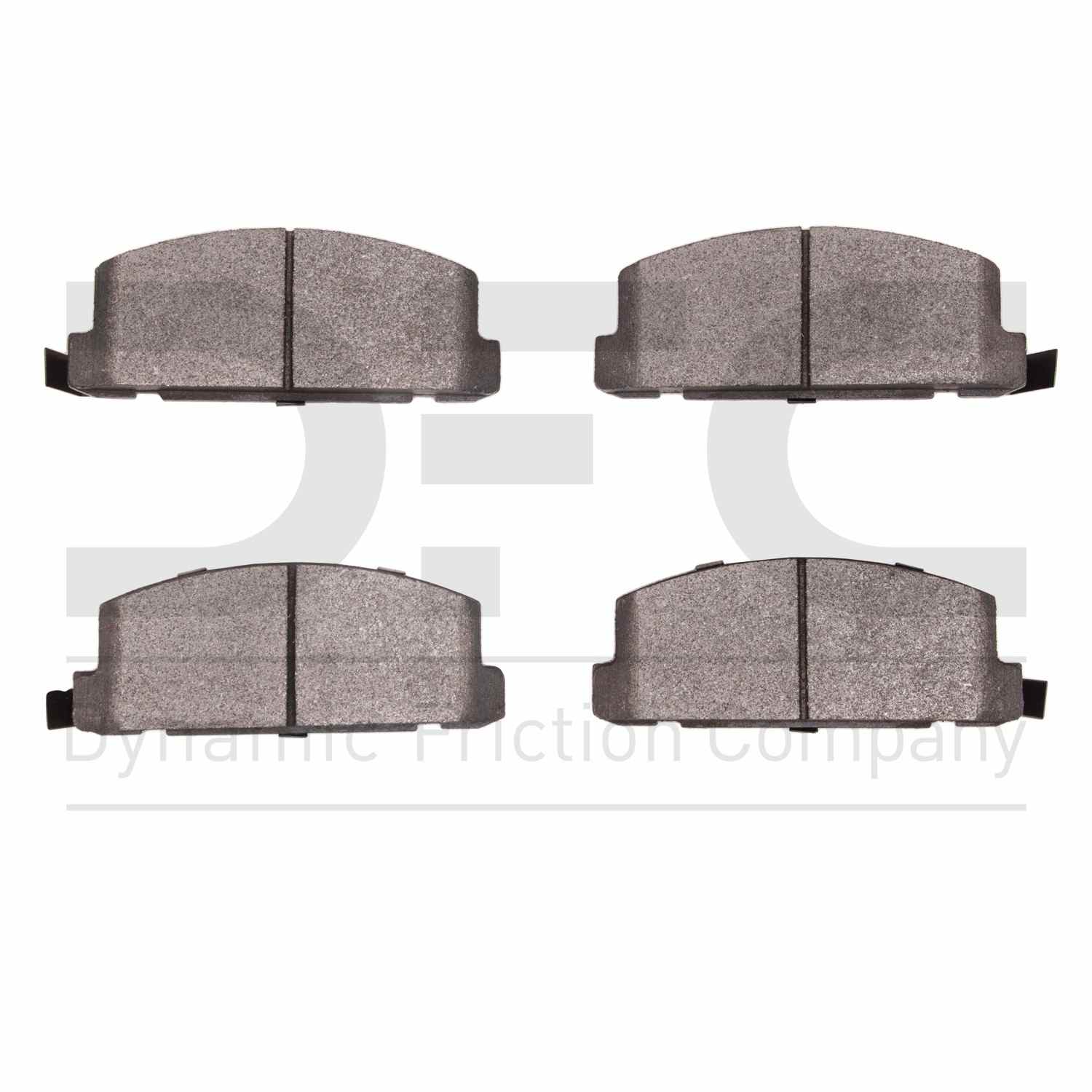 Dynamic Friction Company Disc Brake Pad Set  top view frsport 1551-0285-00