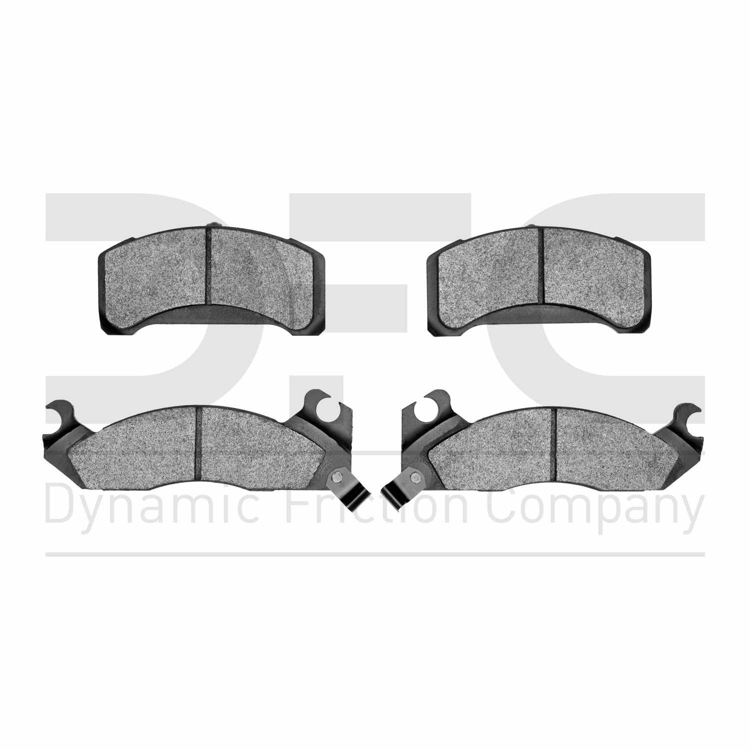 Dynamic Friction Company Disc Brake Pad Set  top view frsport 1551-0310-00