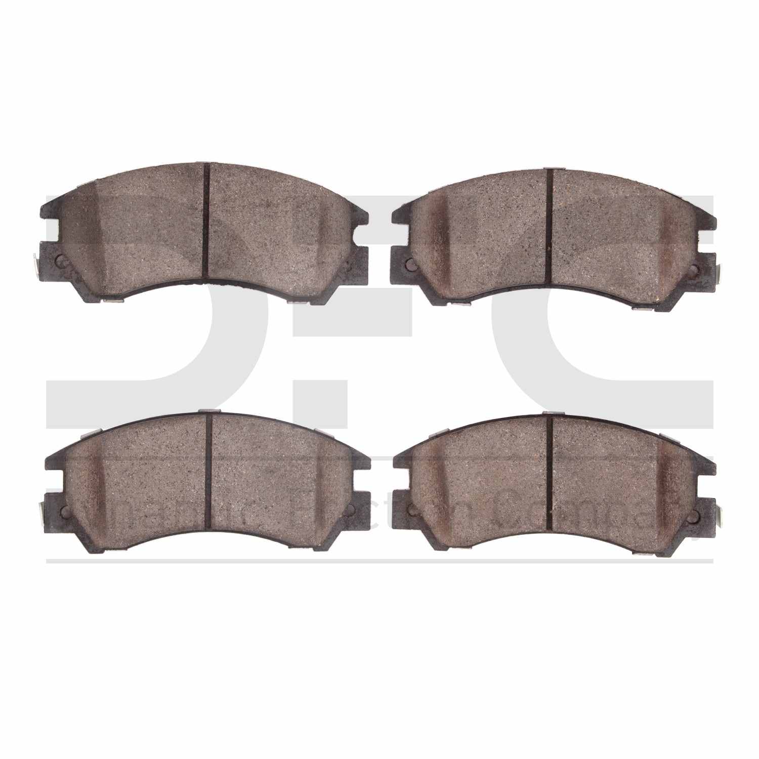 Dynamic Friction Company Disc Brake Pad Set  top view frsport 1551-0311-00