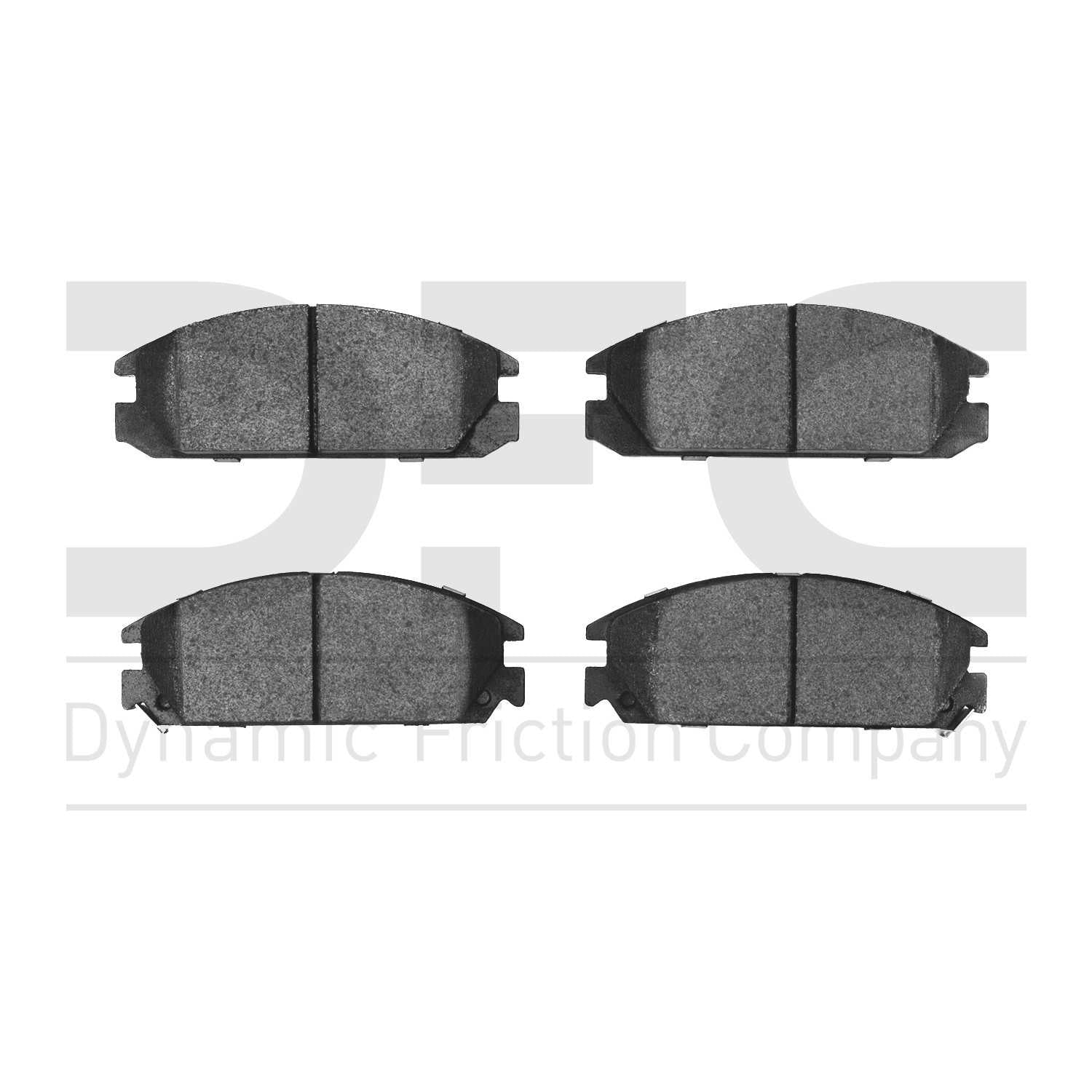 Dynamic Friction Company Disc Brake Pad Set  top view frsport 1551-0334-00