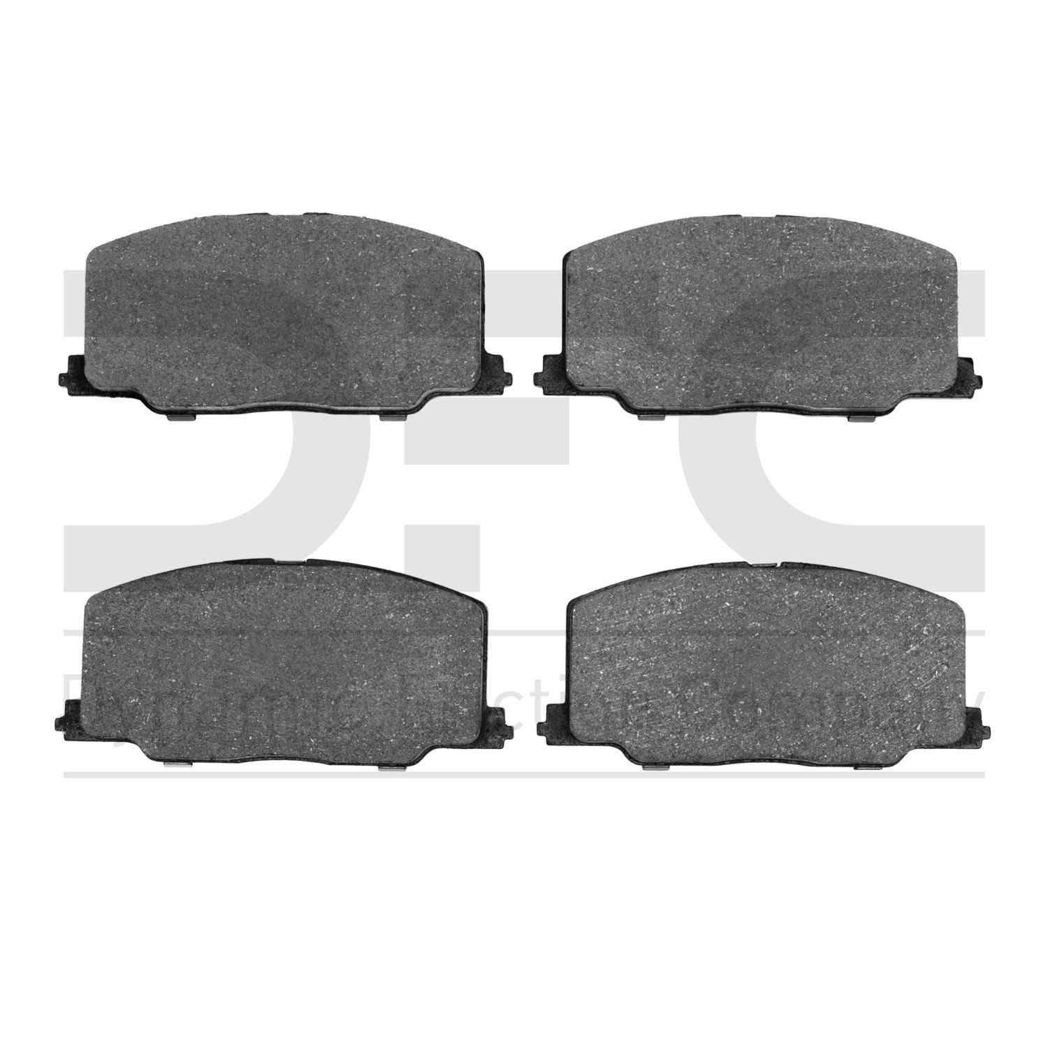 Dynamic Friction Company Disc Brake Pad Set  top view frsport 1551-0356-00