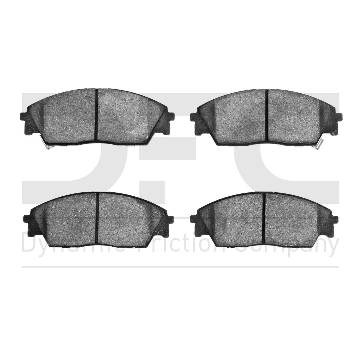 Dynamic Friction Company Disc Brake Pad Set  top view frsport 1551-0373-00