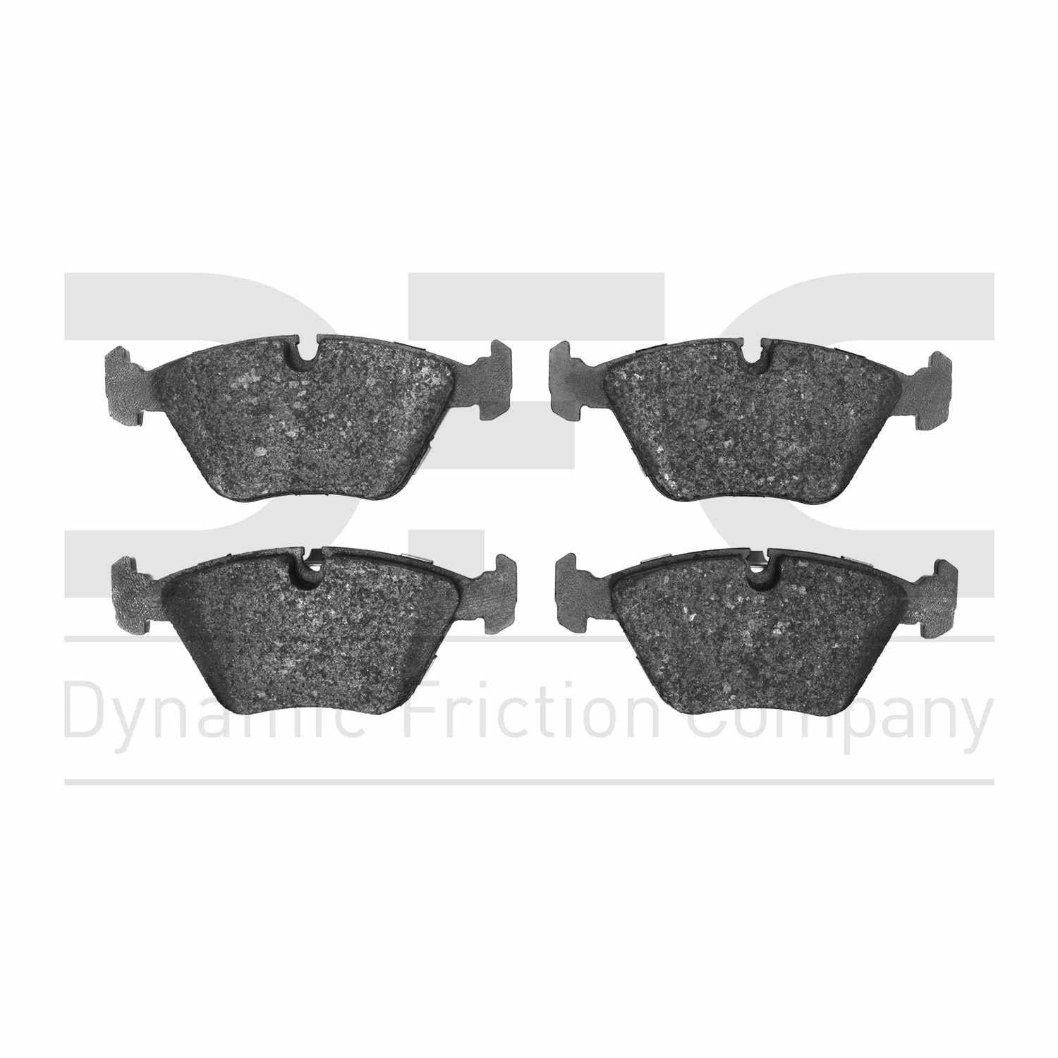 Dynamic Friction Company Disc Brake Pad Set  top view frsport 1551-0394-10