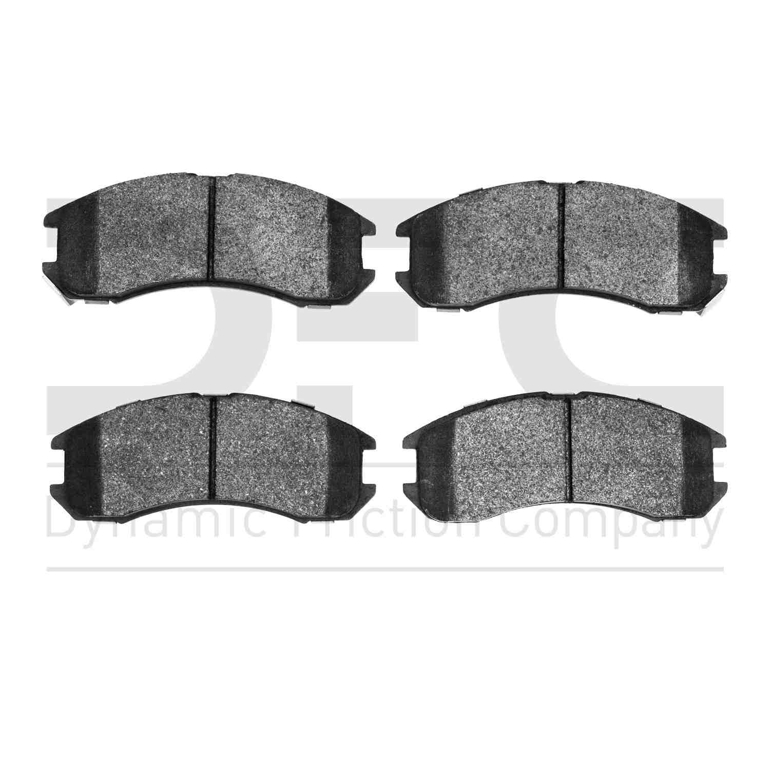 Dynamic Friction Company Disc Brake Pad Set  top view frsport 1551-0399-00