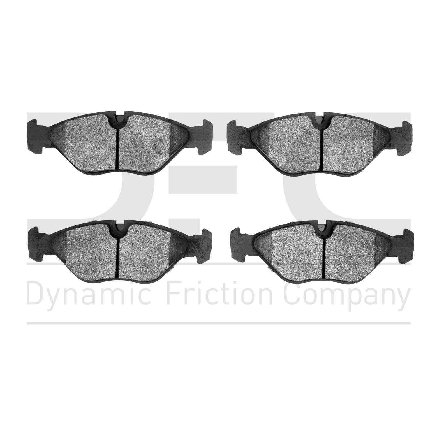 Dynamic Friction Company Disc Brake Pad Set  top view frsport 1551-0403-00