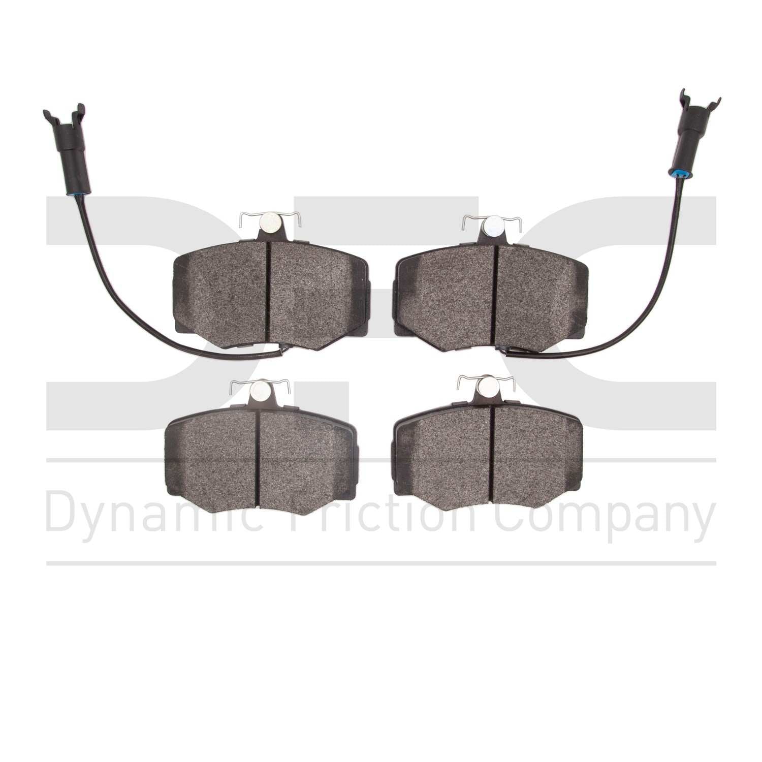 Dynamic Friction Company Disc Brake Pad Set  top view frsport 1551-0407-10