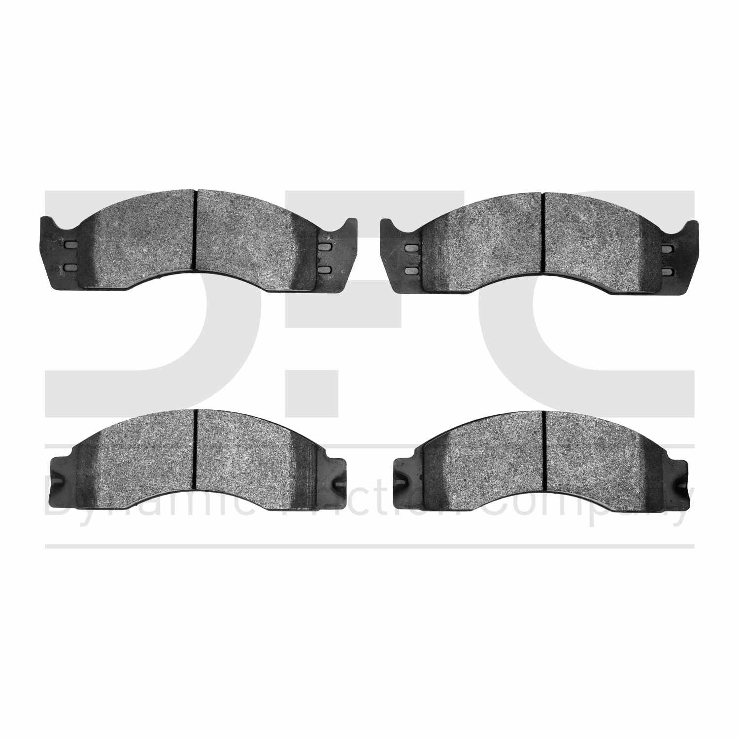 Dynamic Friction Company Disc Brake Pad Set  top view frsport 1551-0411-00