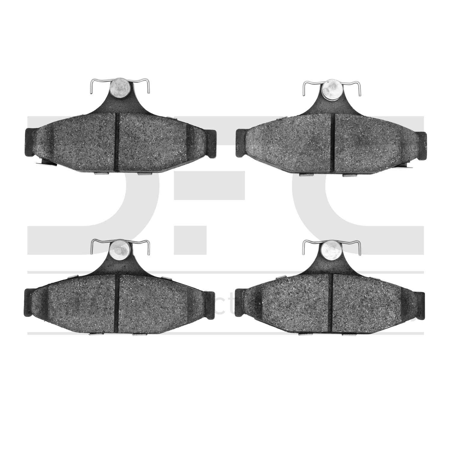 Dynamic Friction Company Disc Brake Pad Set  top view frsport 1551-0413-00