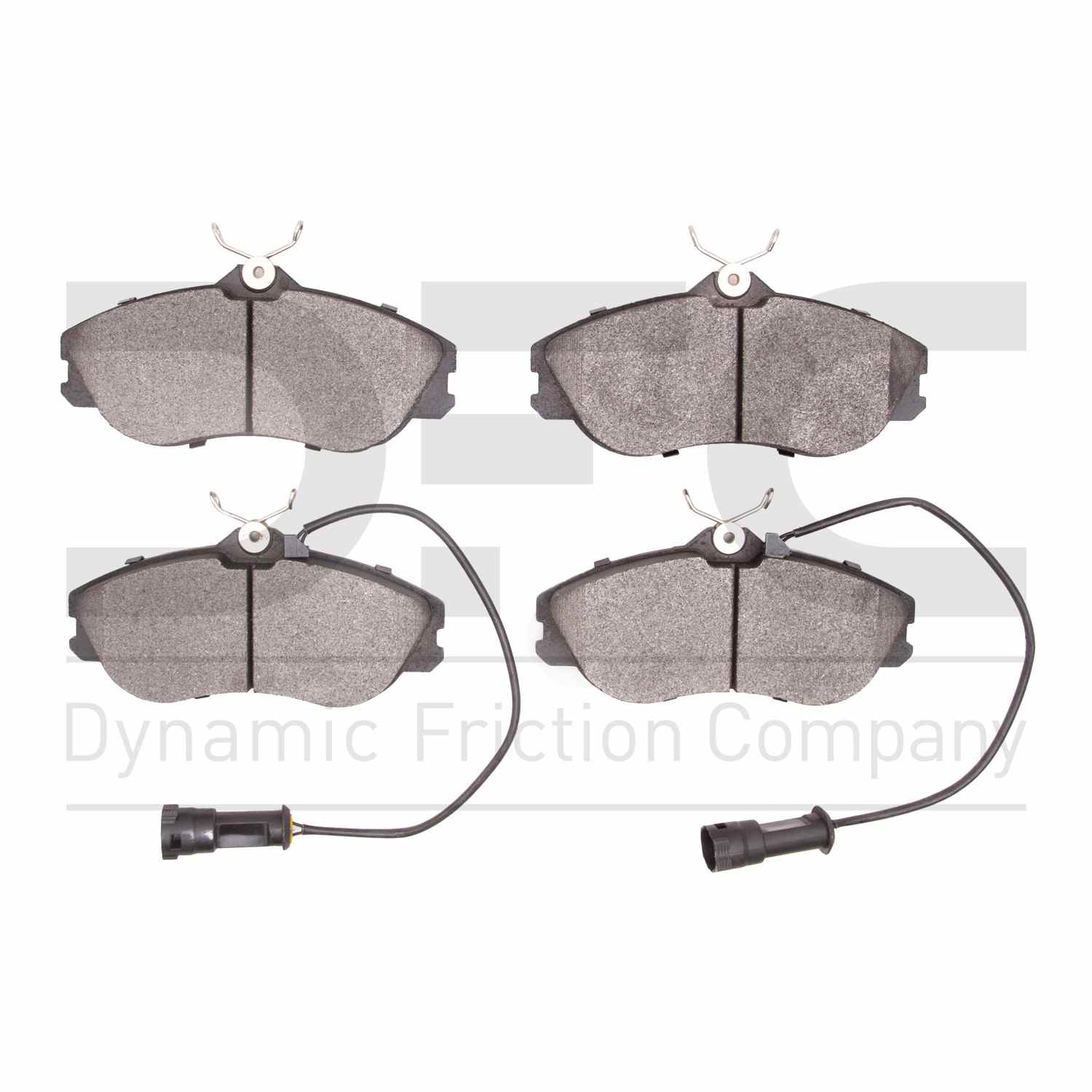 Dynamic Friction Company Disc Brake Pad Set  top view frsport 1551-0419-00