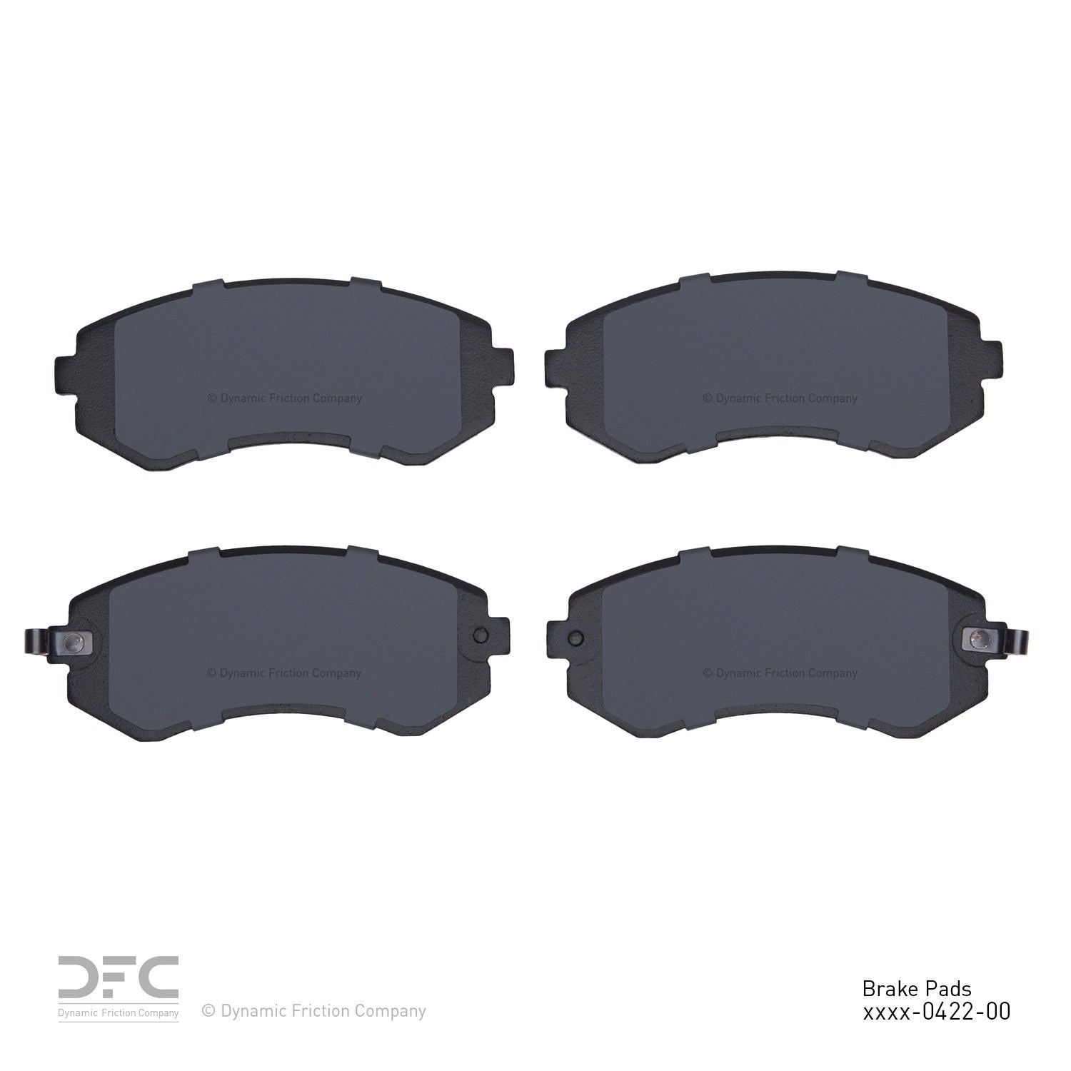 dynamic friction company disc brake pad set  frsport 1551-0422-00